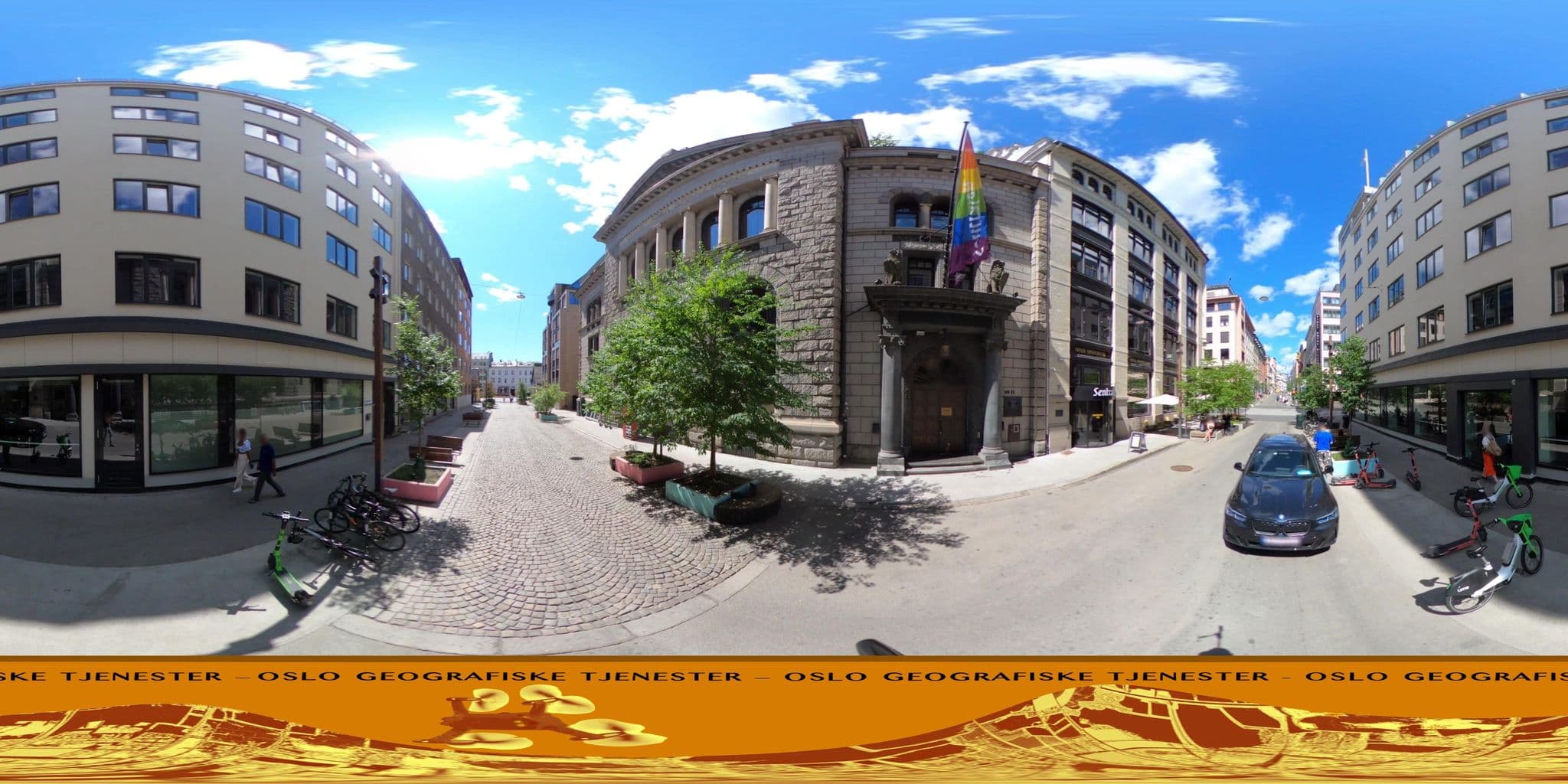 Street view near Radisson RED Oslo City Centre, A Verified Net Zero Hotel, Oslo — © OsloGeo_Ola_Juul_Holm (CC BY-SA · Mapillary)