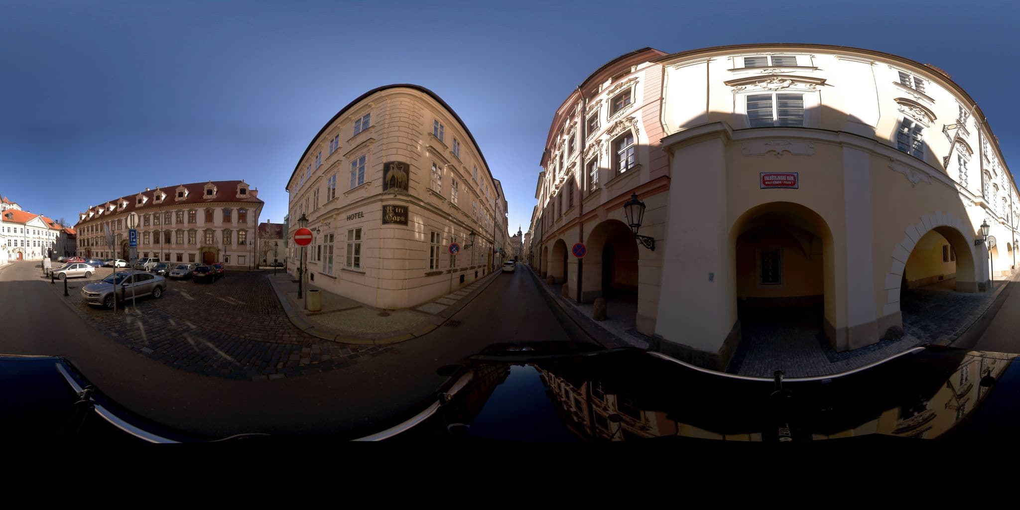 Street view near Hotel Three Storks, Malá Strana — © jeffreymartin (CC BY-SA · Mapillary)