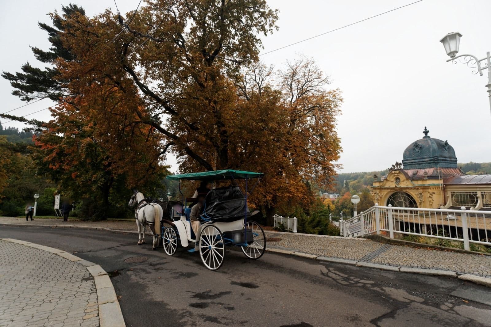 Street view near Belvedere Wellness hotel Mariánské Lázně by Axxos Hotels, Mariánské Lázně — © txllxt (CC BY-SA · Mapillary)