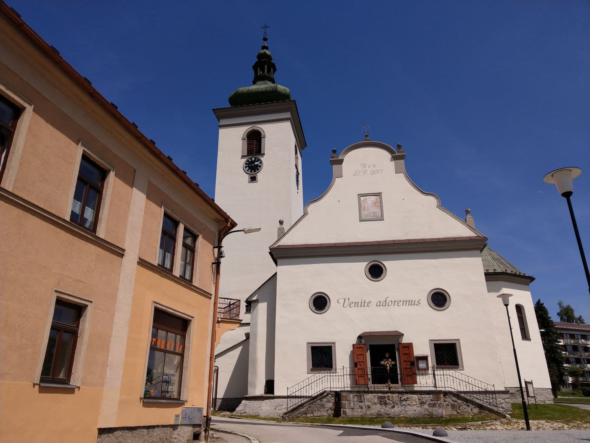 Street view near Hotel Schreiner, Volary — © 5rmft (CC BY-SA · Mapillary)