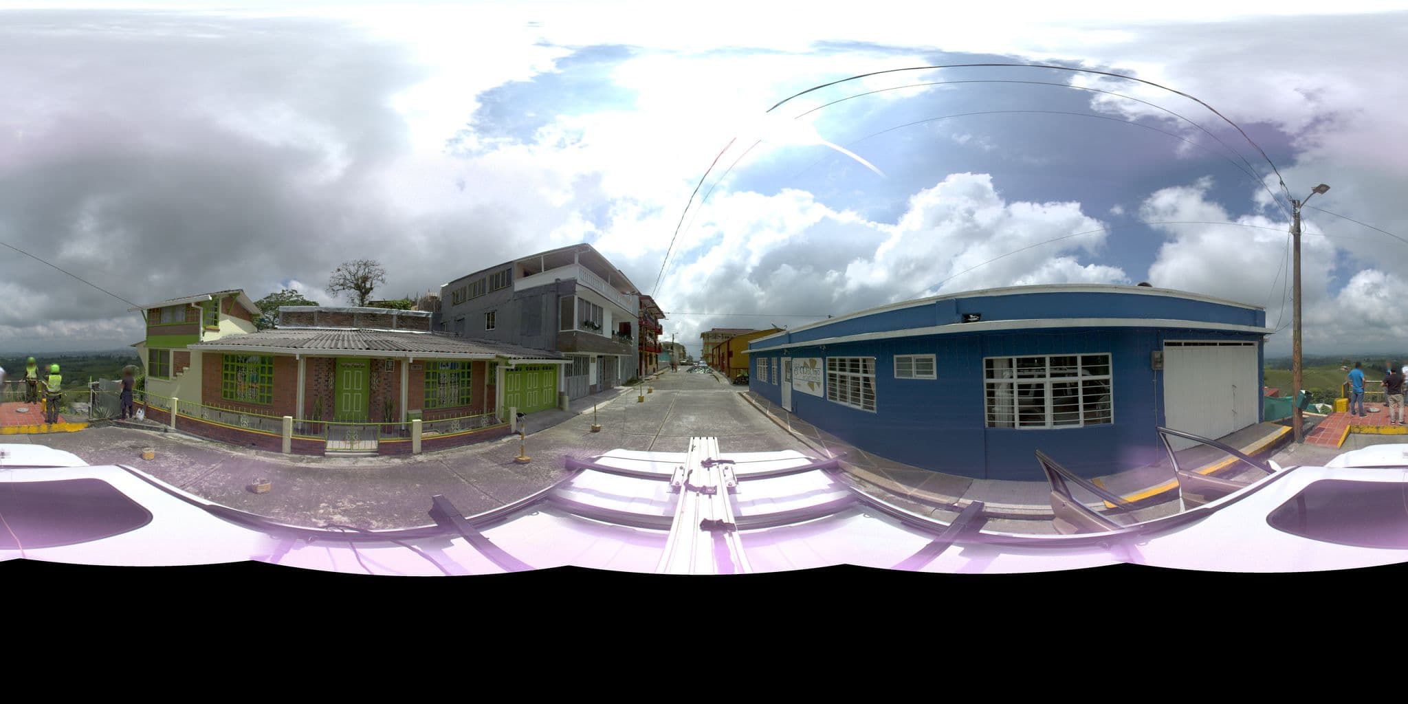 Street view near Molino de los Vientos, Filandia — © sarahantos (CC BY-SA · Mapillary)