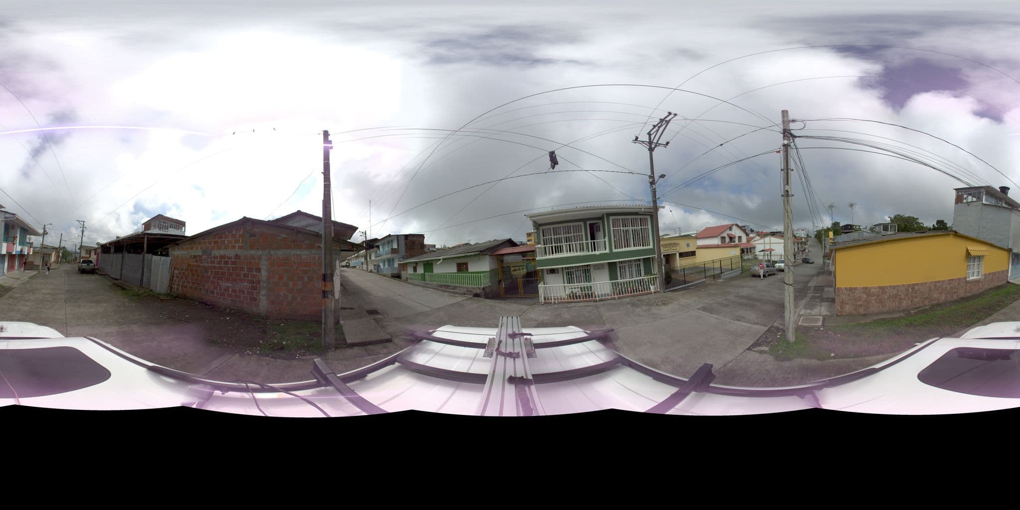 Street view near Hotel El Jerarca, Filandia — © sarahantos (CC BY-SA · Mapillary)