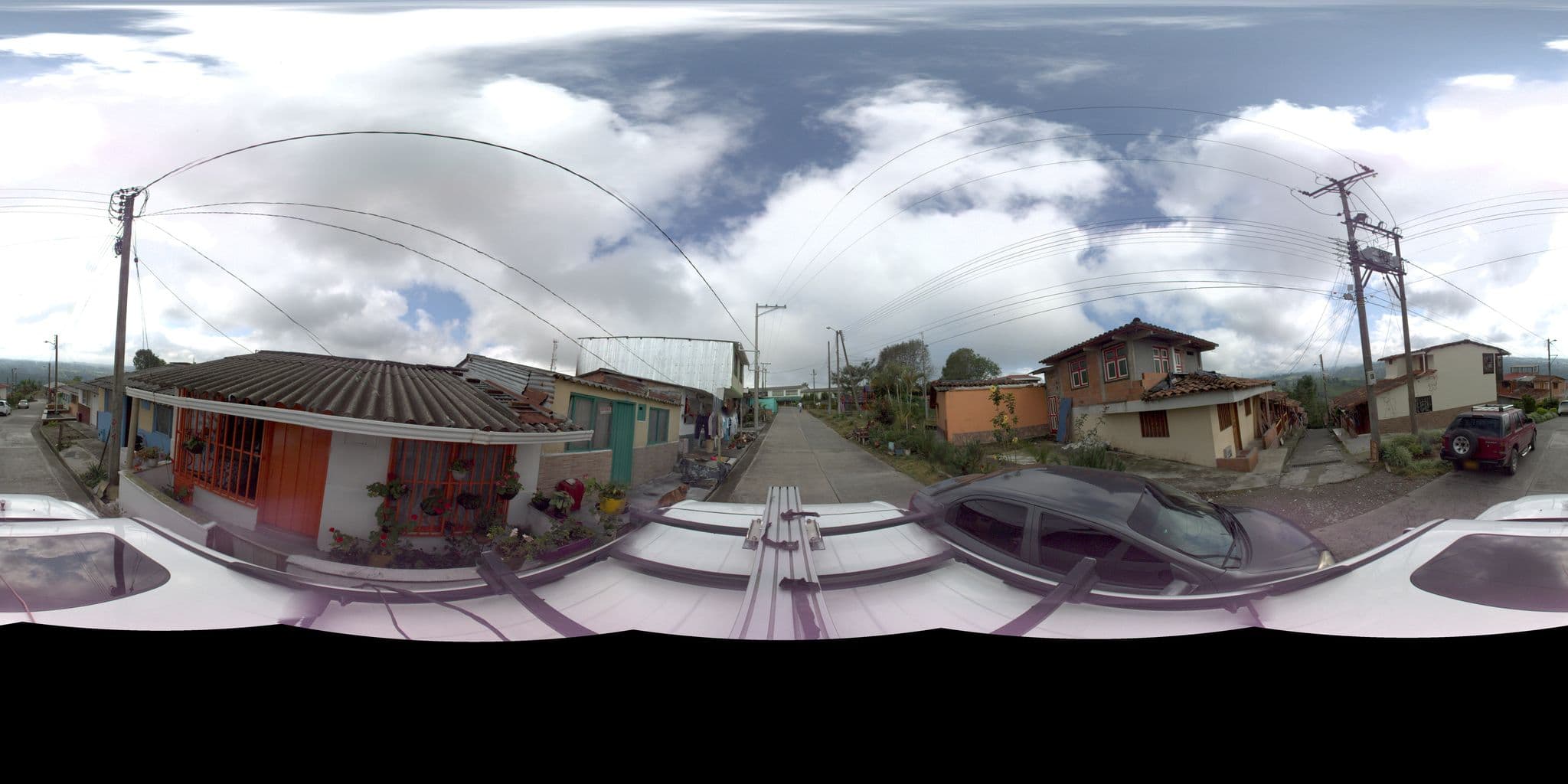 Street view near La Casa de Filandia, Filandia — © sarahantos (CC BY-SA · Mapillary)