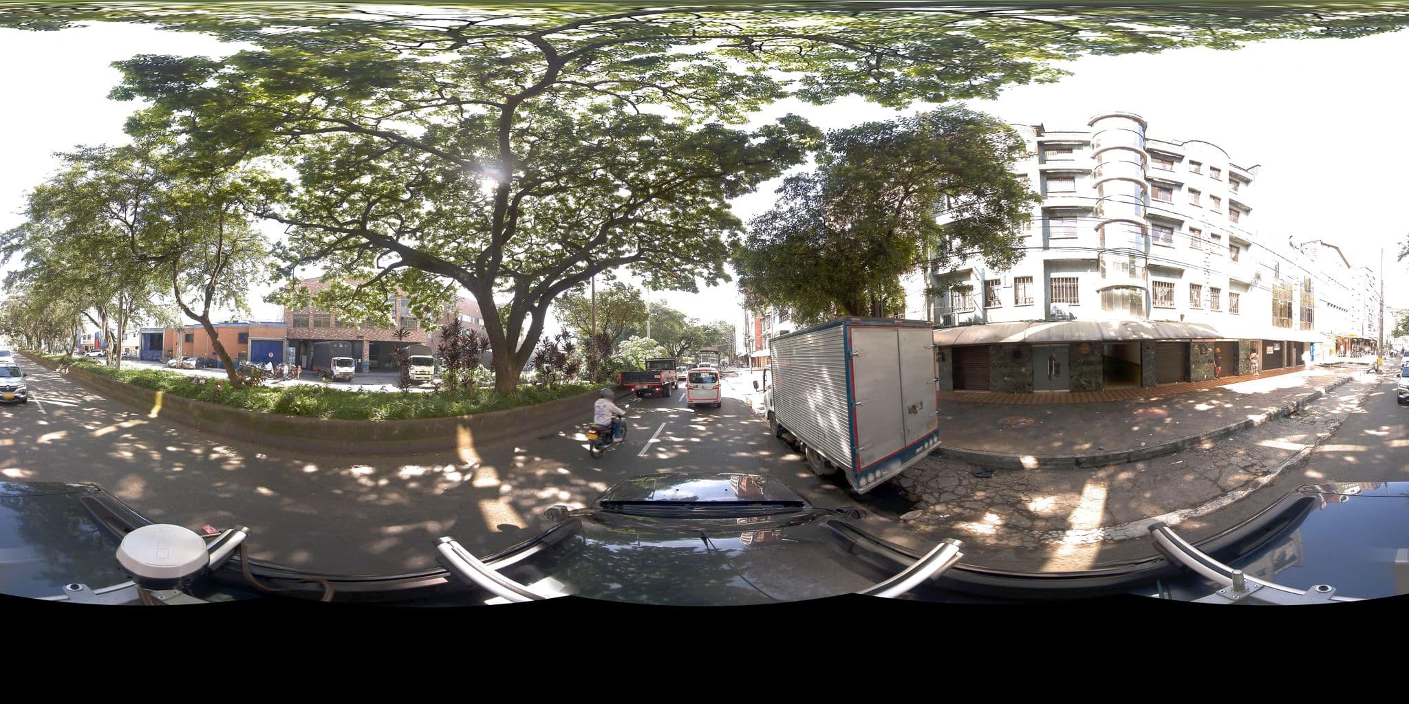 Street view near Hotel Playa Itagui, Itagüí — © Itagui_FN360 (CC BY-SA · Mapillary)