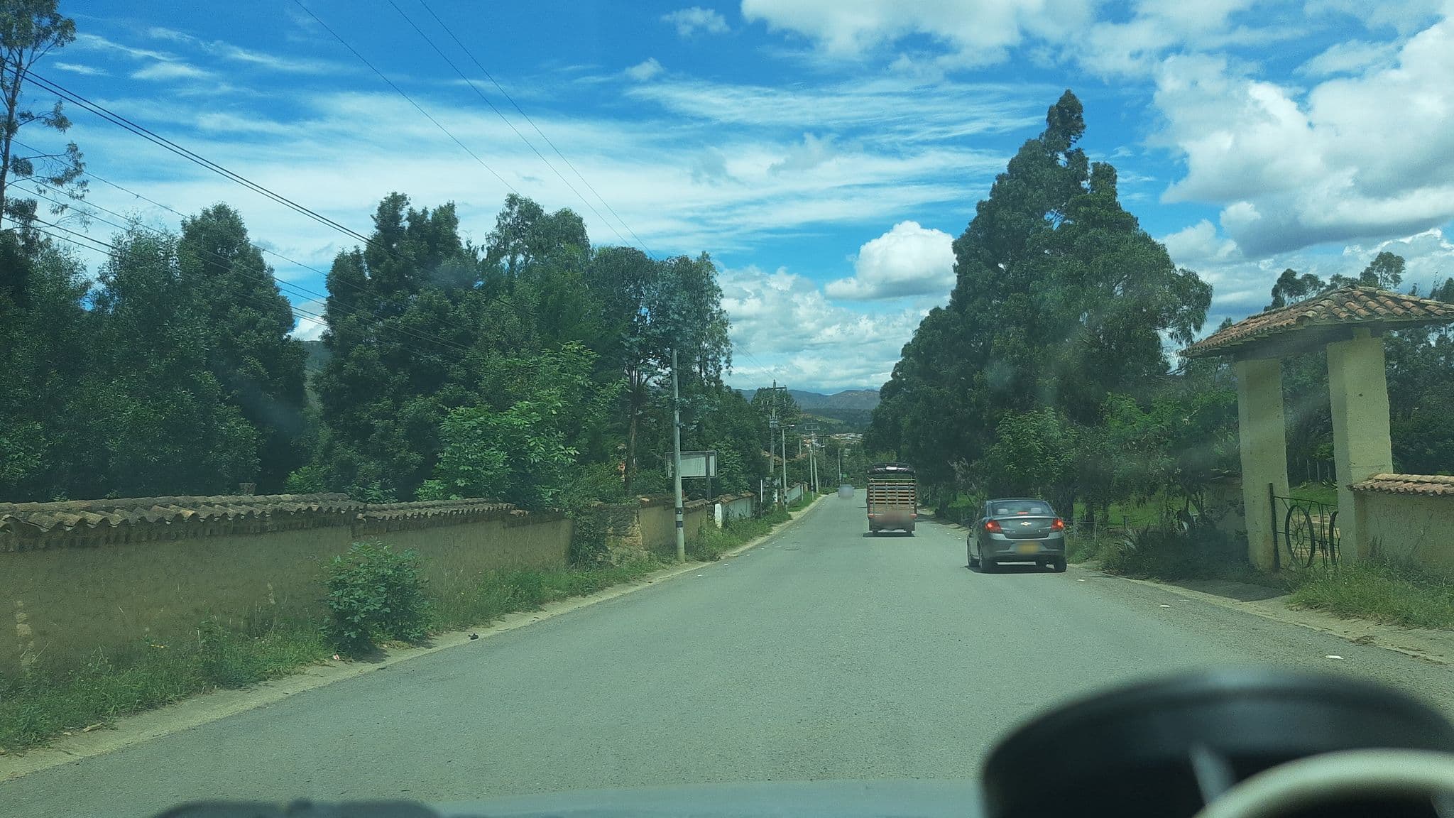 Street view near Zona Camping Oasis Del Roble, Villa de Leyva — © luiscame (CC BY-SA · Mapillary)