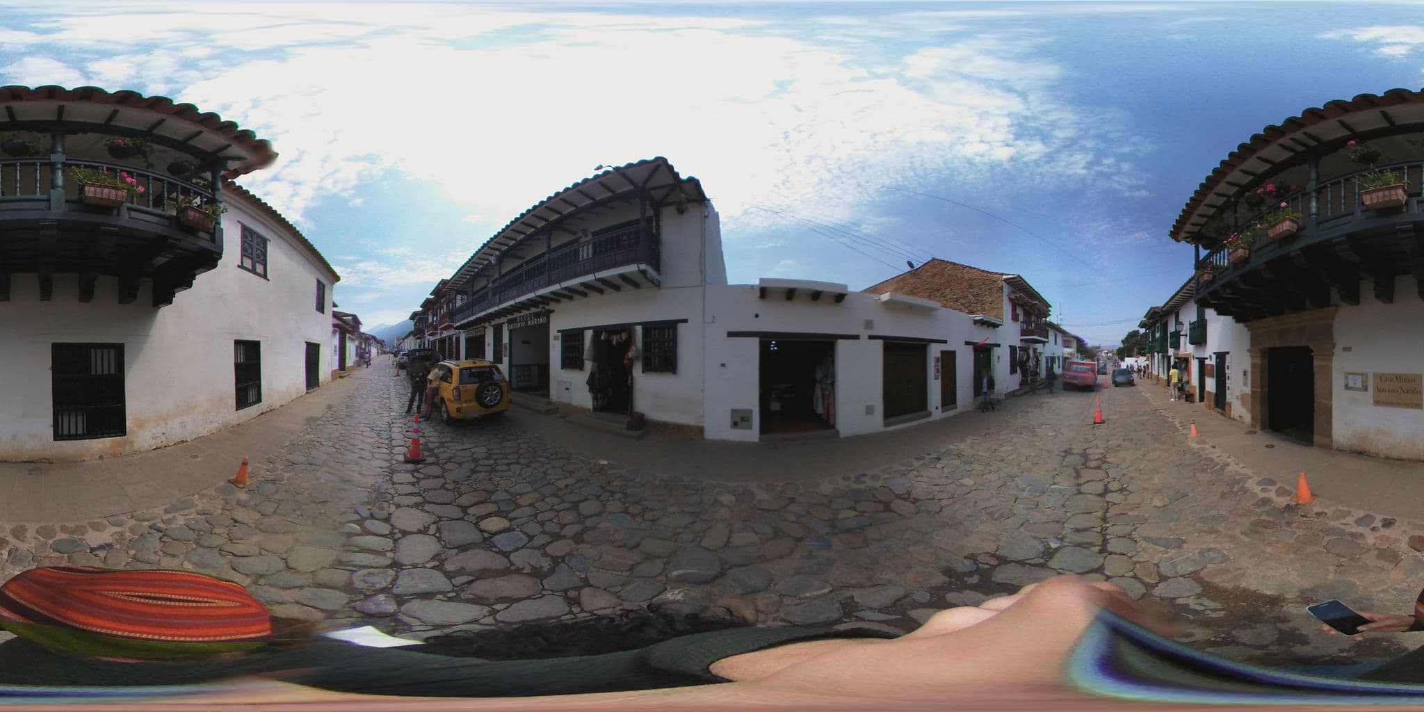 Street view near Hotel Antonio Nariño, Villa de Leyva — © ejegg (CC BY-SA · Mapillary)