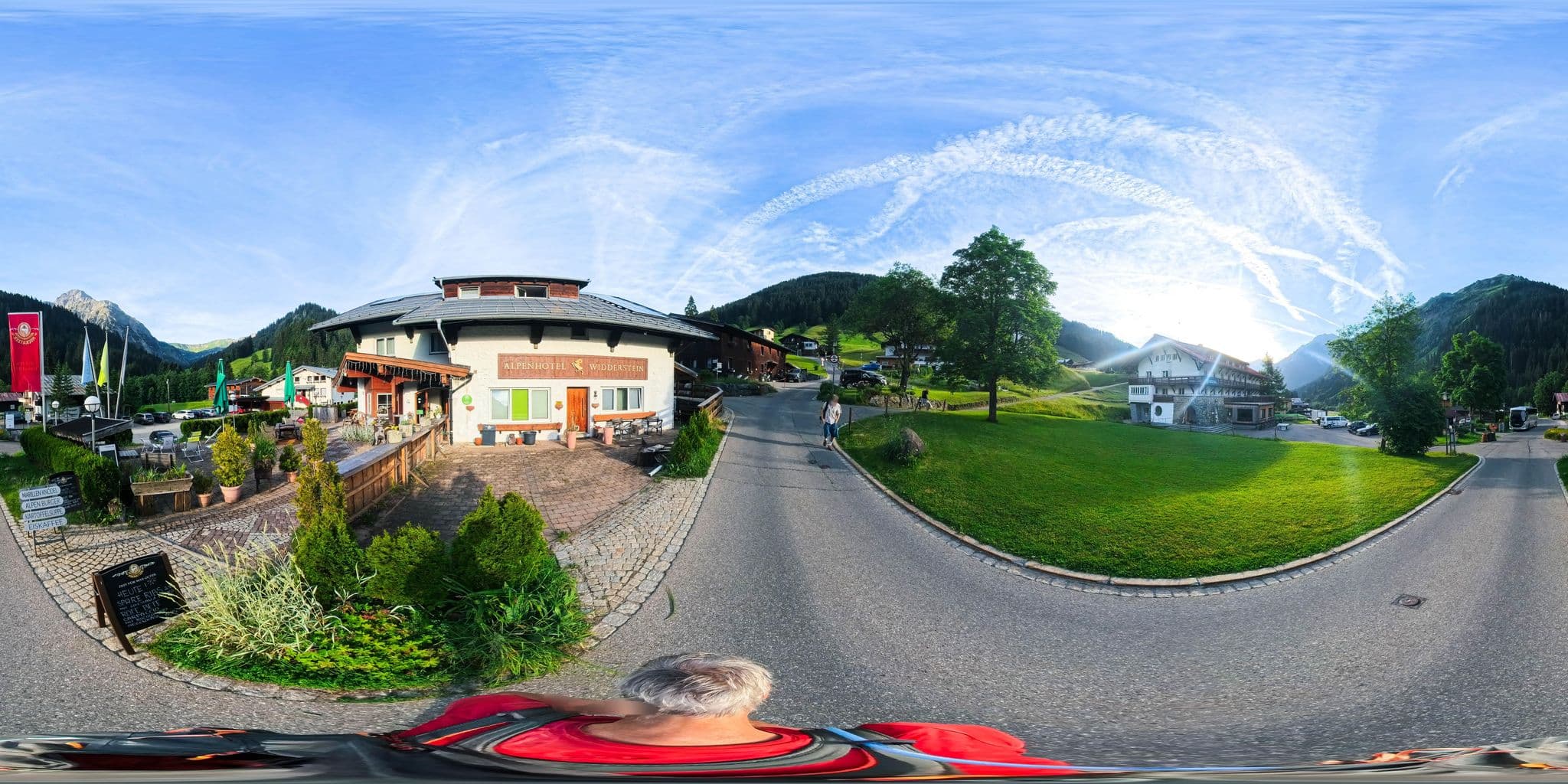 Street view near Alpenhotel Widderstein, Hirschegg — © Hol_Ger (CC BY-SA · Mapillary)