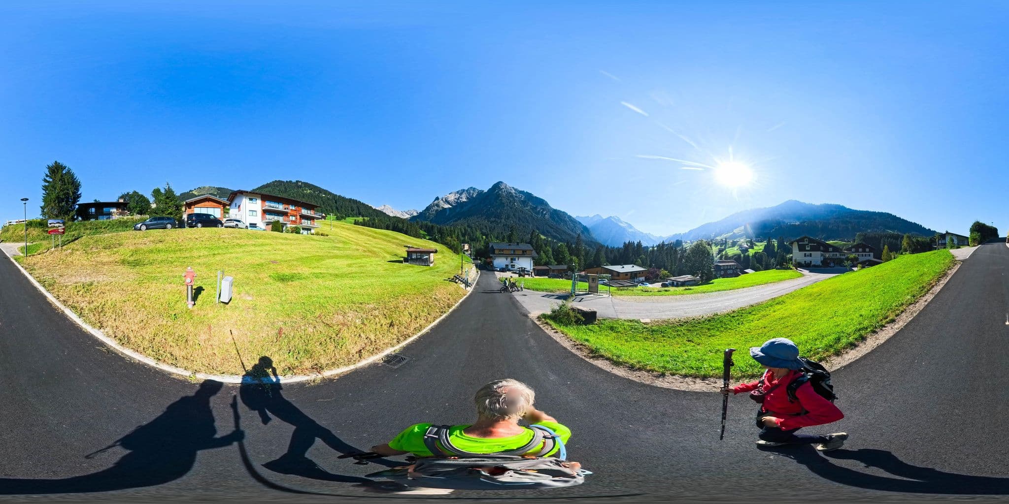Street view near Walser Lodge, Hirschegg — © Hol_Ger (CC BY-SA · Mapillary)