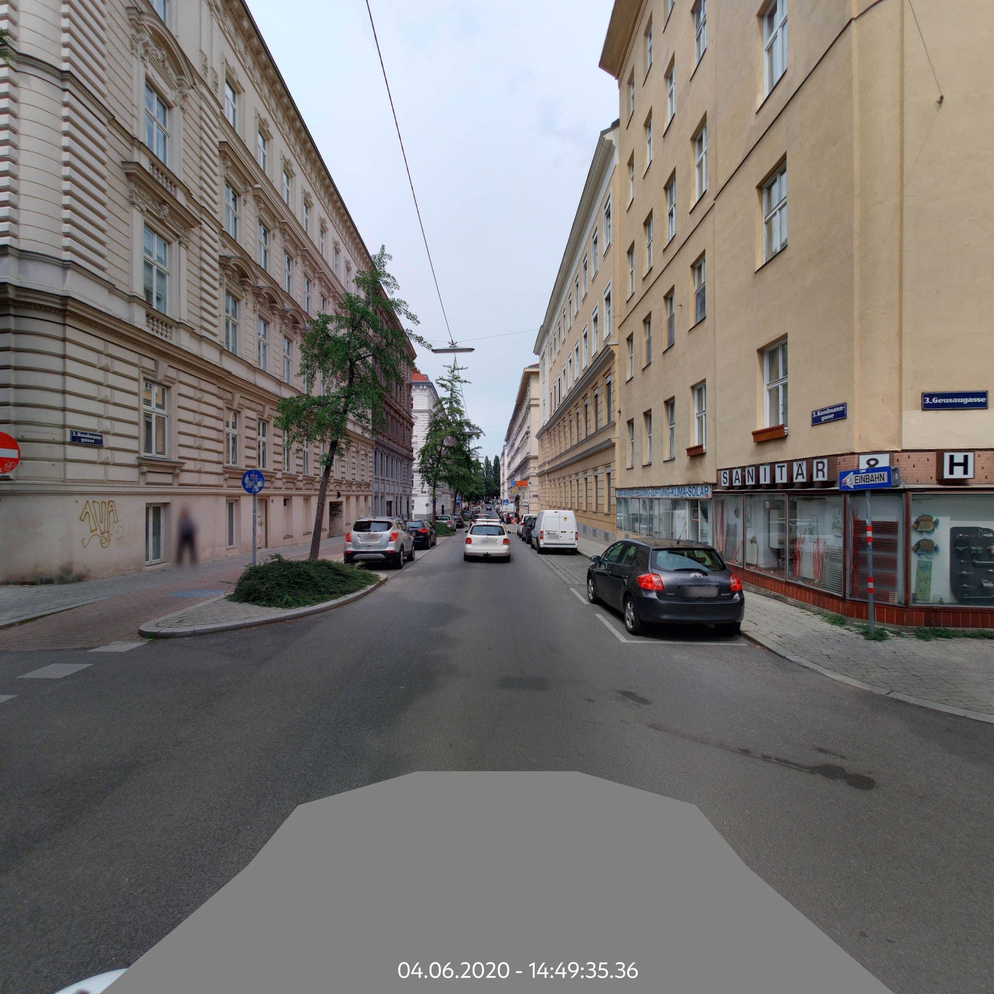 Street view near HOME1 - Landstraße Boutique Hostel, Landstraße — © eliasgander (CC BY-SA · Mapillary)