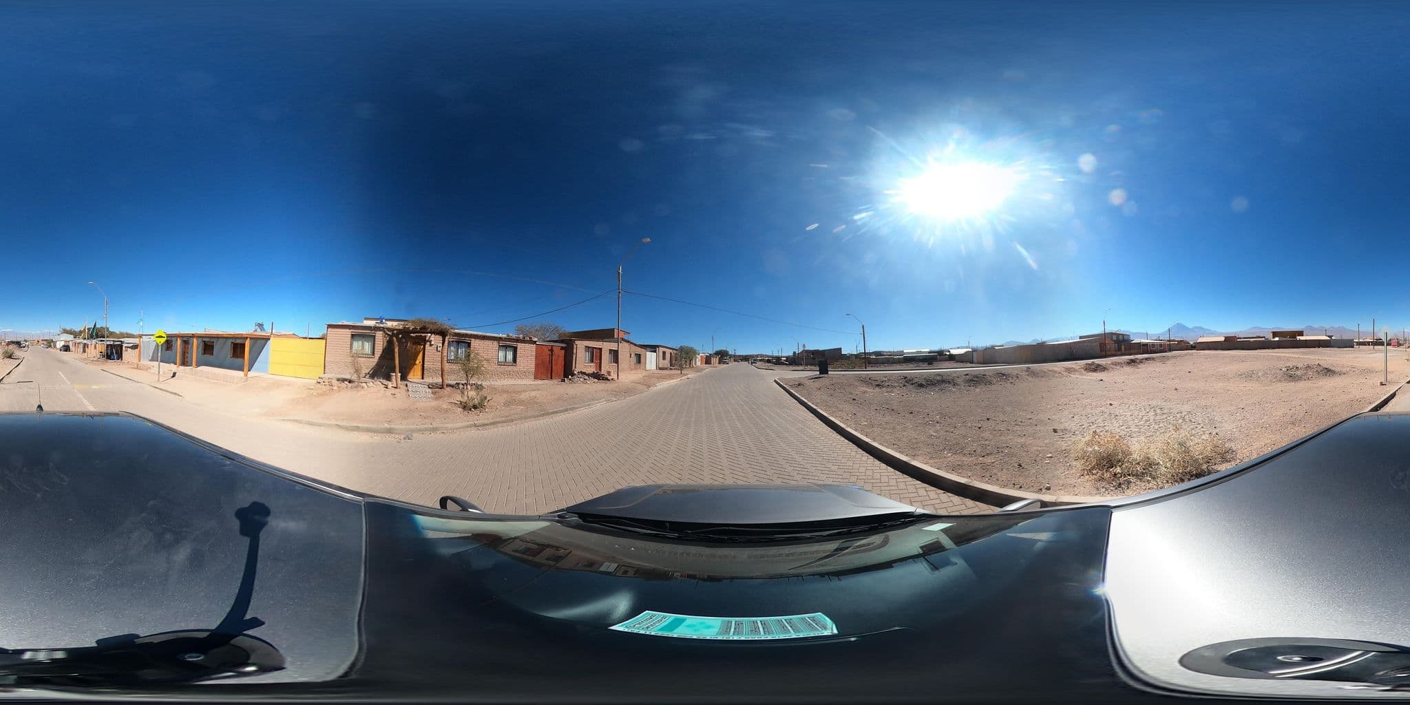 Street view near Hostel Iquisa, San Pedro de Atacama