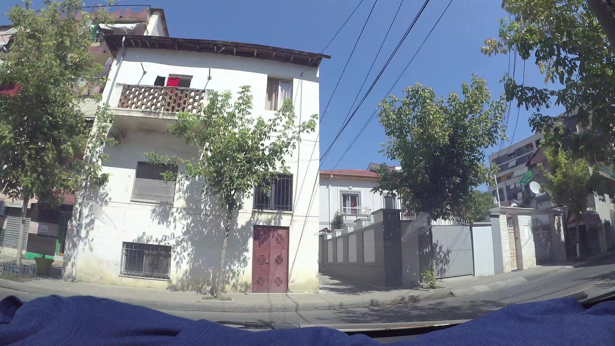 Street view near Sina Hostel, Tirana