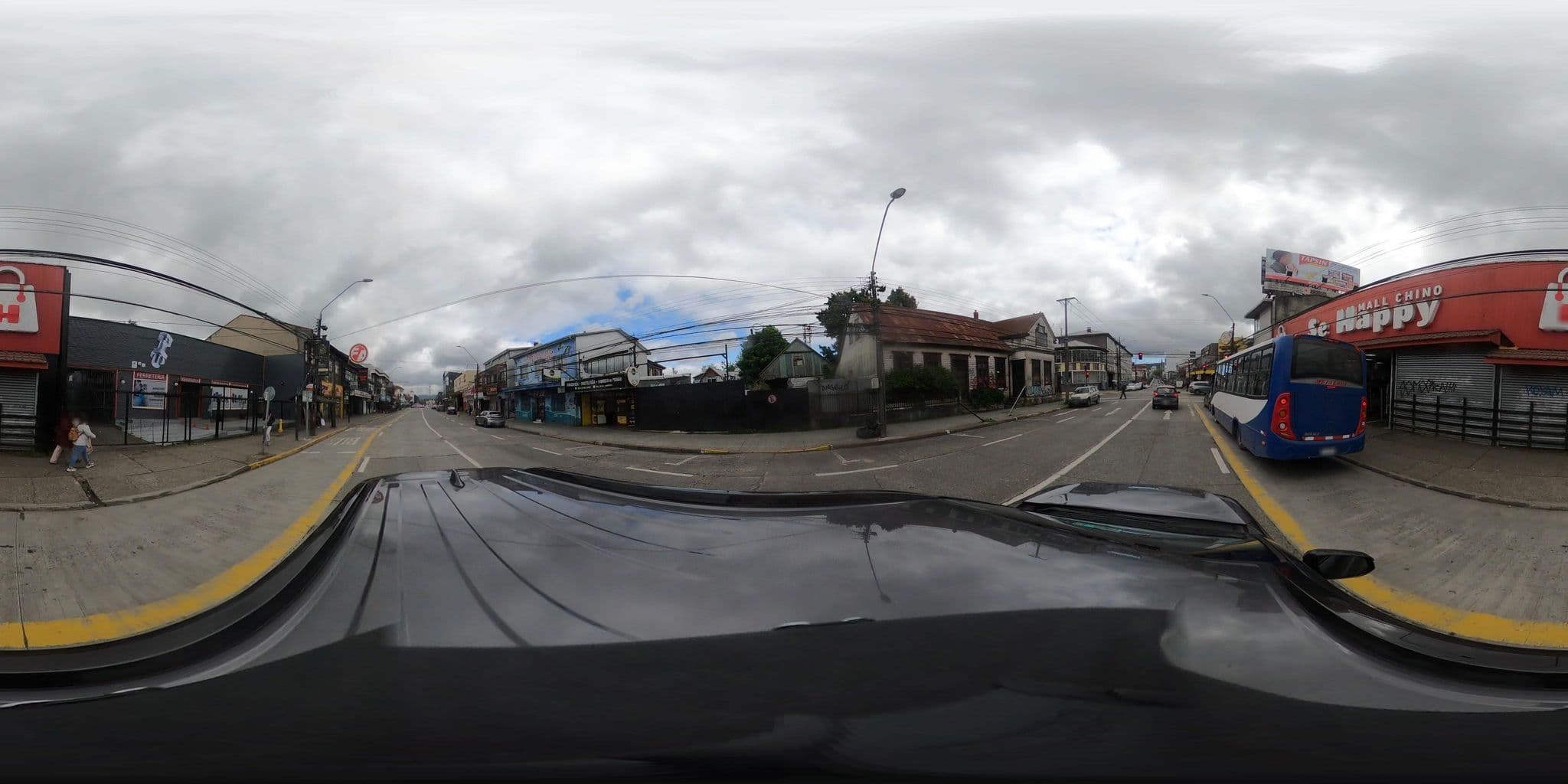Street view near Agustina Hostal Café & Restobar, Valdivia — © Transporte_DSS (CC BY-SA · Mapillary)