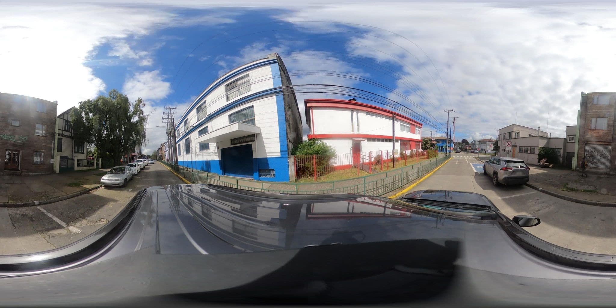 Street view near Aroma Verde Hotel Boutique, Valdivia — © Transporte_DSS (CC BY-SA · Mapillary)