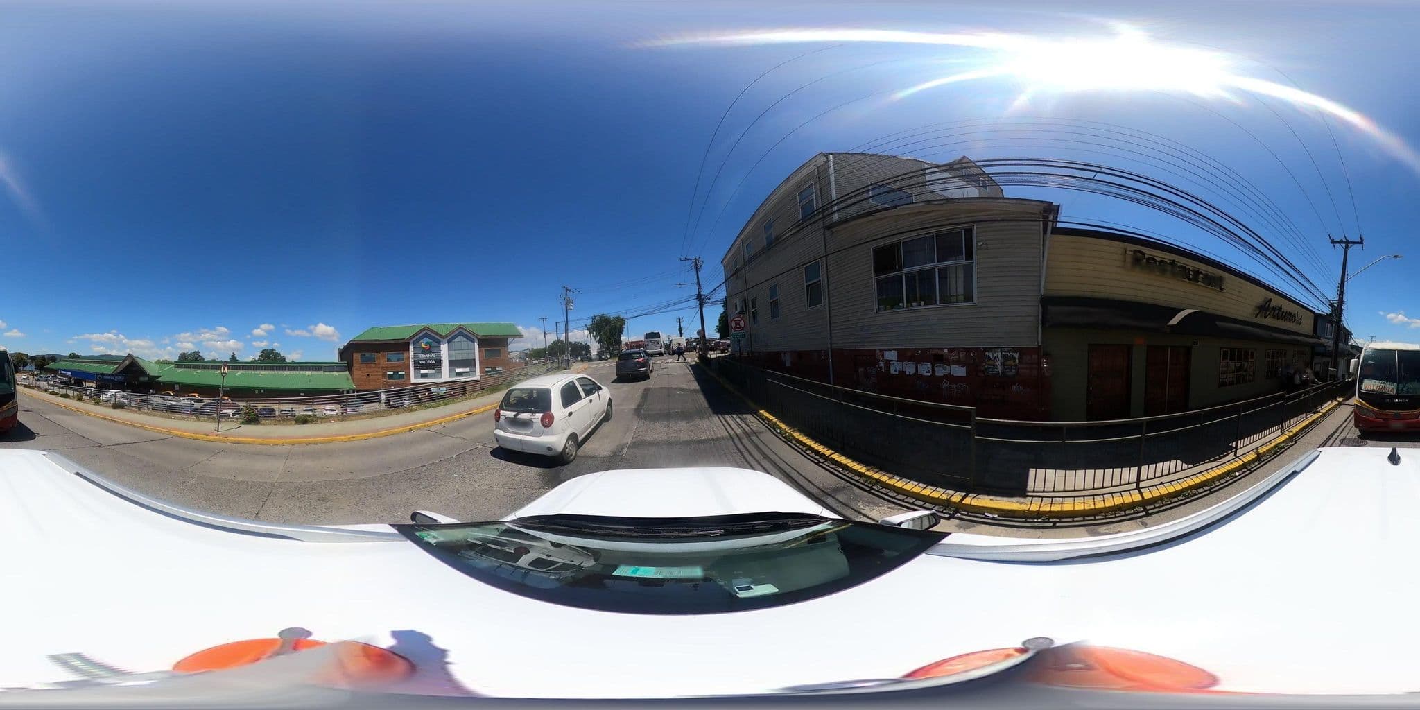 Street view near Hotel Casa Grande, Valdivia — © SolutivaSistemas (CC BY-SA · Mapillary)