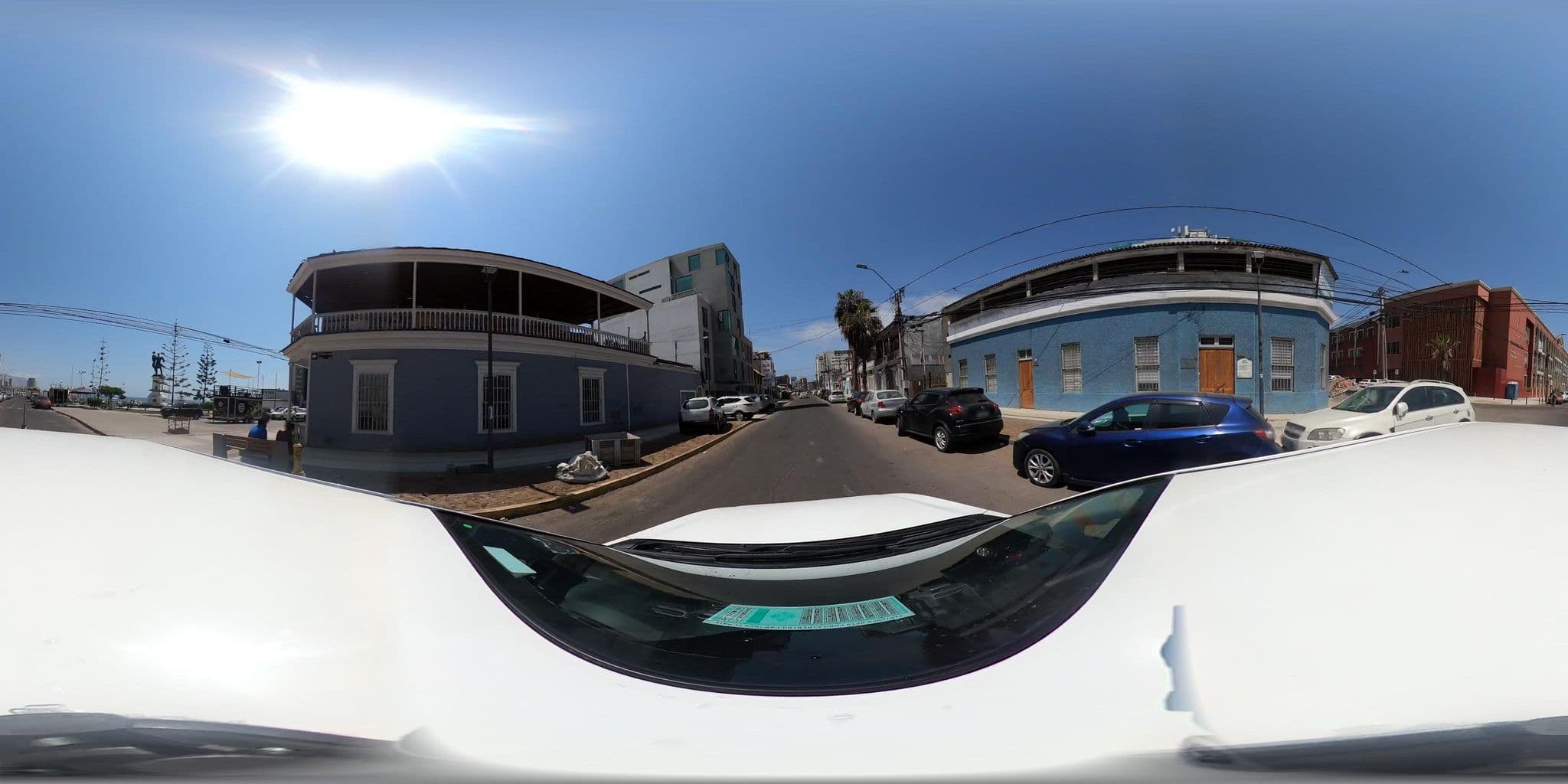 Street view near Hostal Capri, Iquique — © SolutivaSistemas (CC BY-SA · Mapillary)