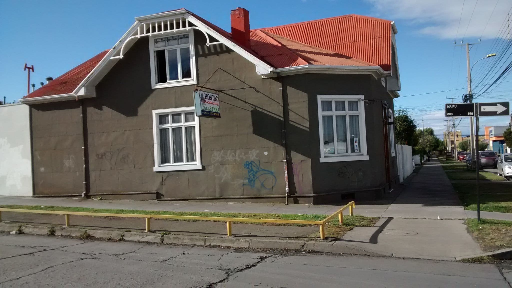 Street view near Hostal Doña Caletana, Punta Arenas
