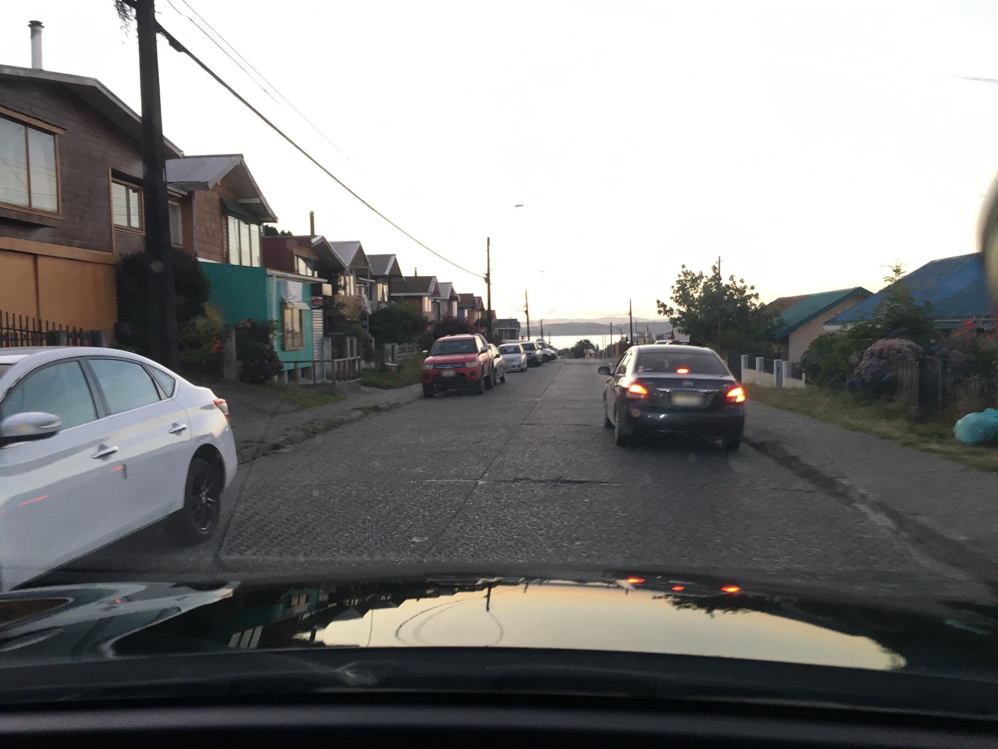 Street view near Submarino Amarillo Hostel, Ancud — © ariellopez (CC BY-SA · Mapillary)