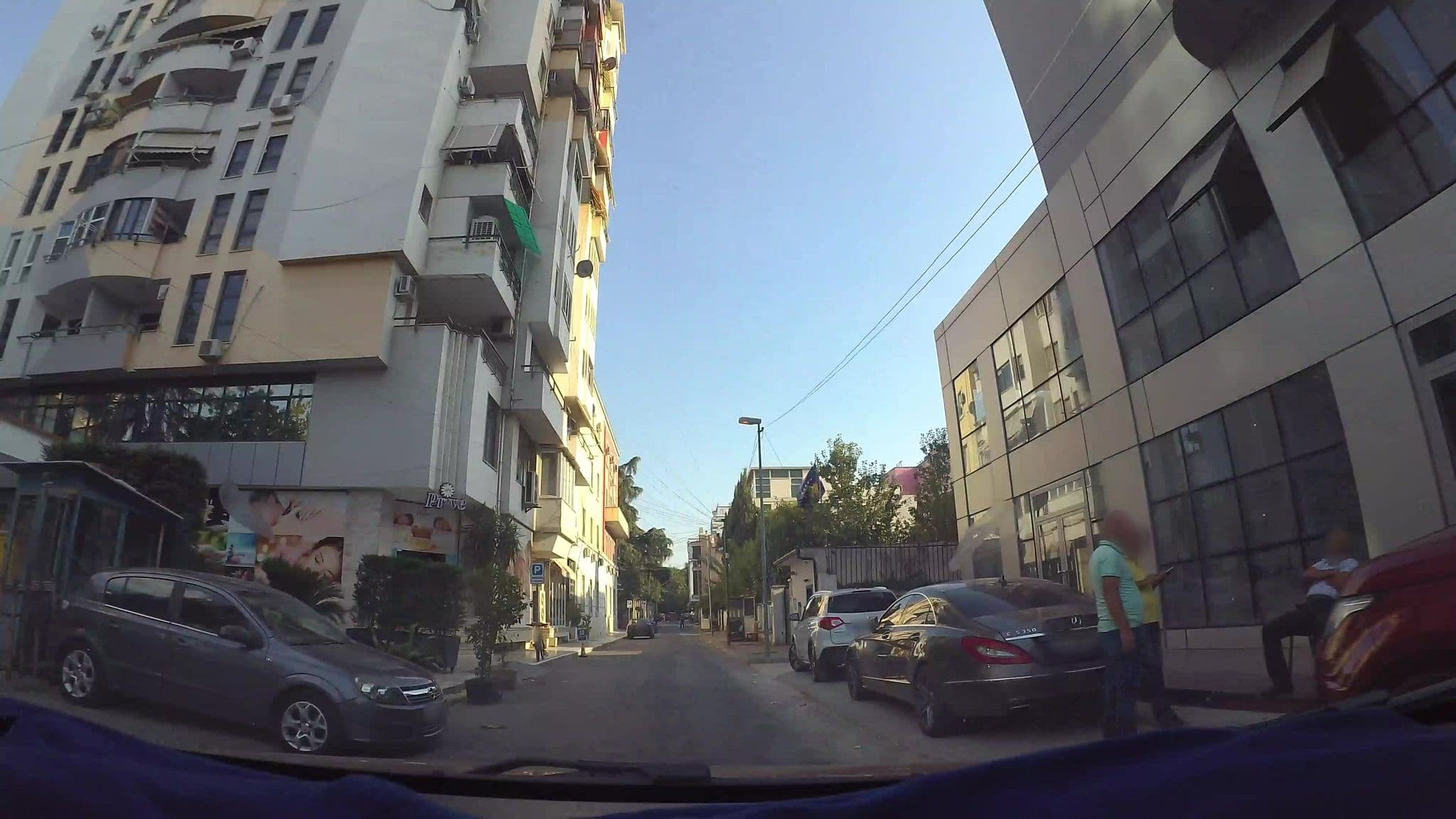 Street view near Mulaj, Tirana