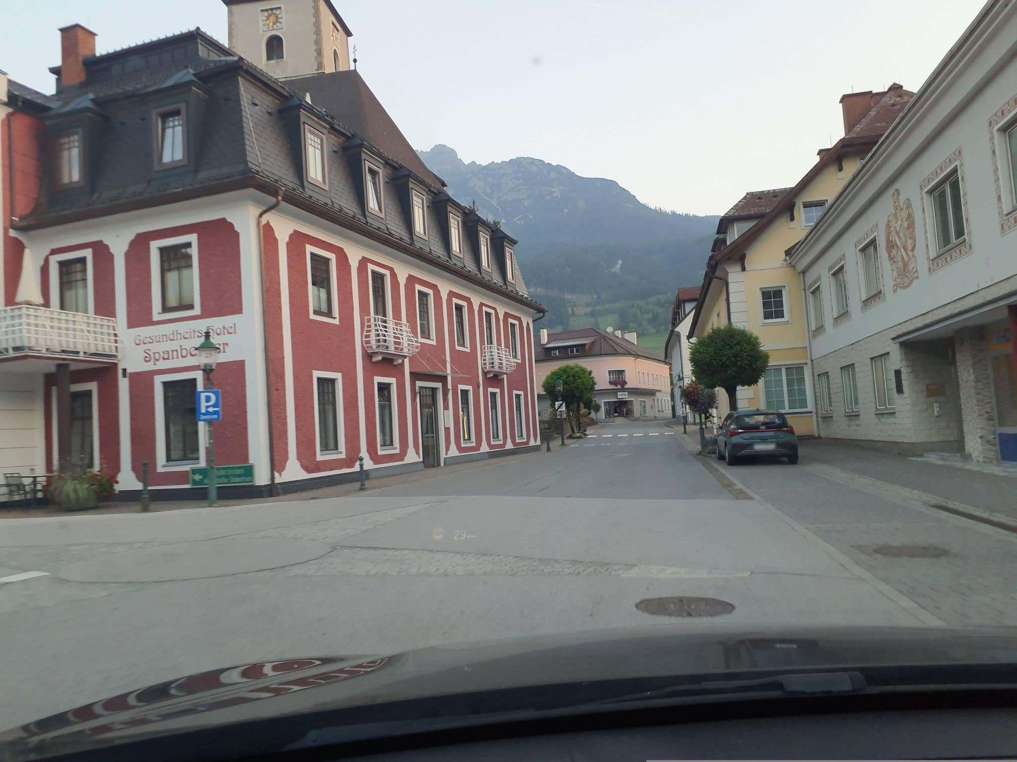 Street view near Gesundheitshotel Spanberger, Gröbming — © Groebming (CC BY-SA · Mapillary)
