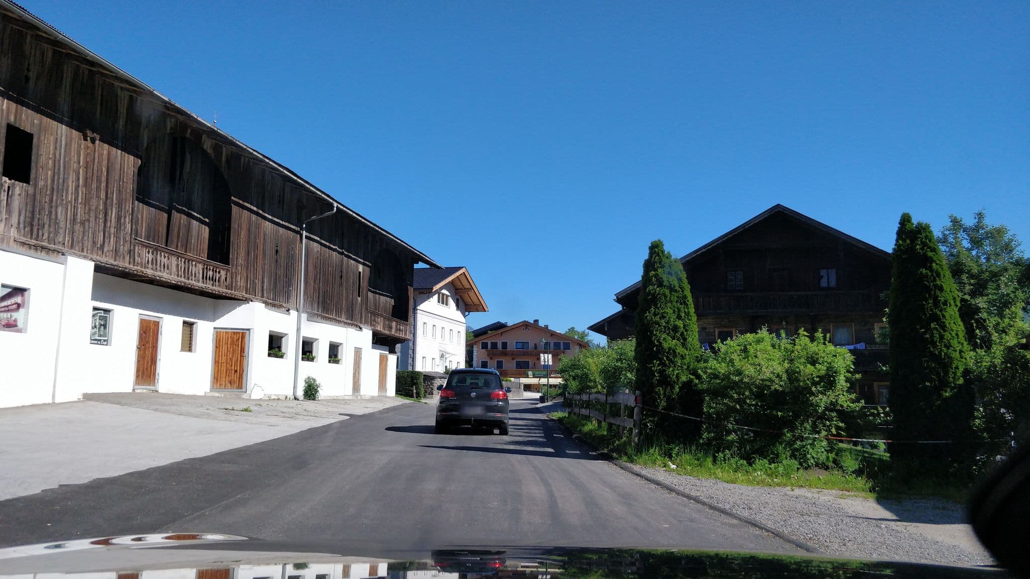 Street view near Pension Traube Familie Schönherr, Kapfing — © rcollins (CC BY-SA · Mapillary)