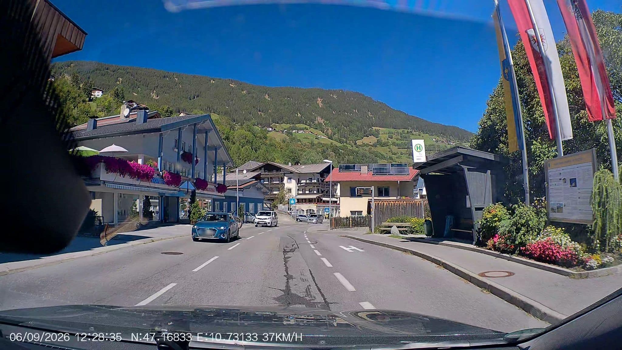 Street view near Hotel Alpina Resort nature & wellness, Wenns — © AR88 (CC BY-SA · Mapillary)