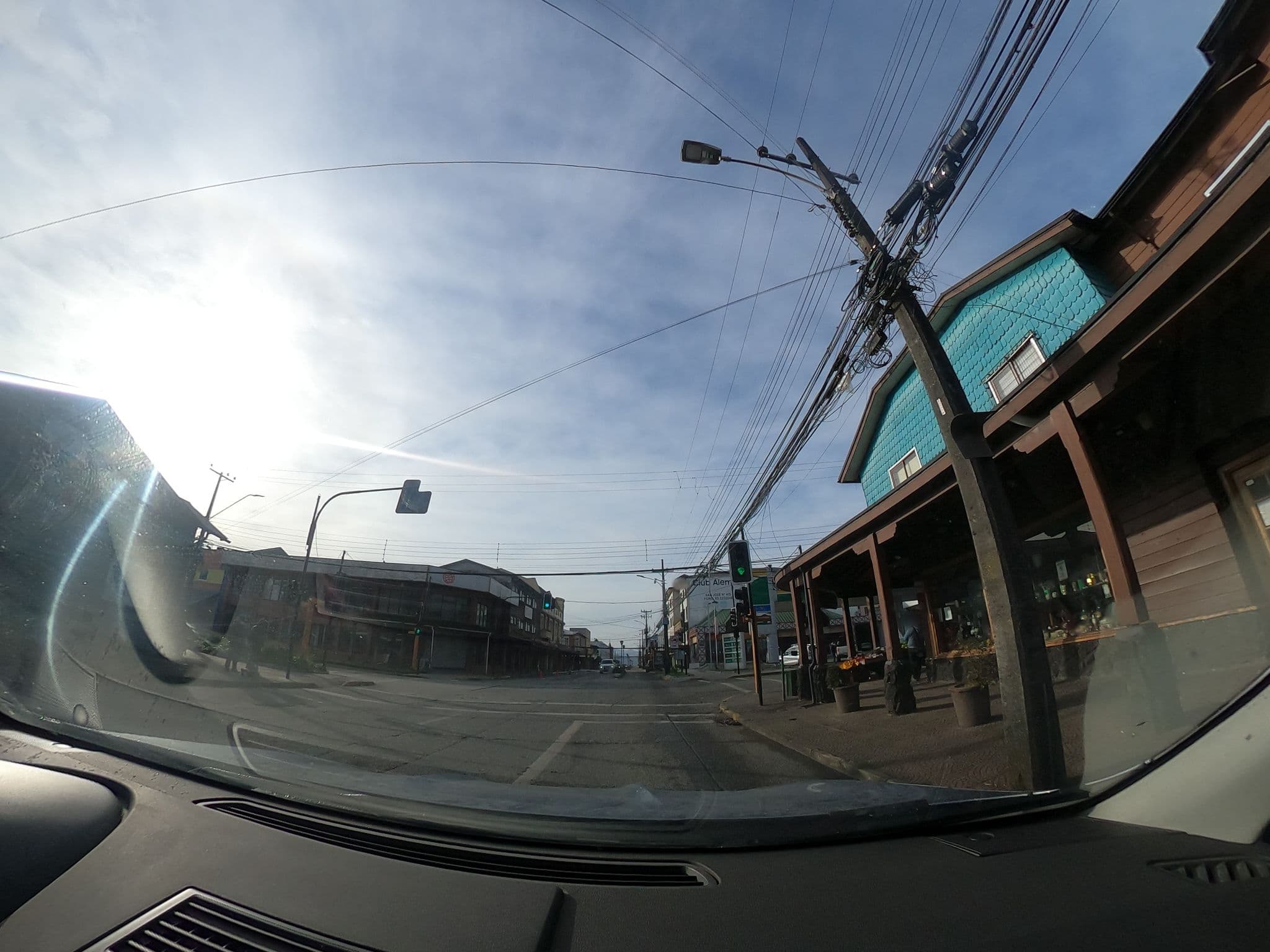 Street view near Hosteria Outsider, Puerto Varas