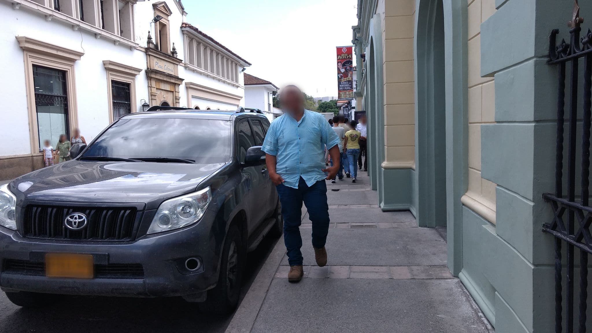 Street view near Hotel Los Balcones, Popayán — © alejo1595 (CC BY-SA · Mapillary)