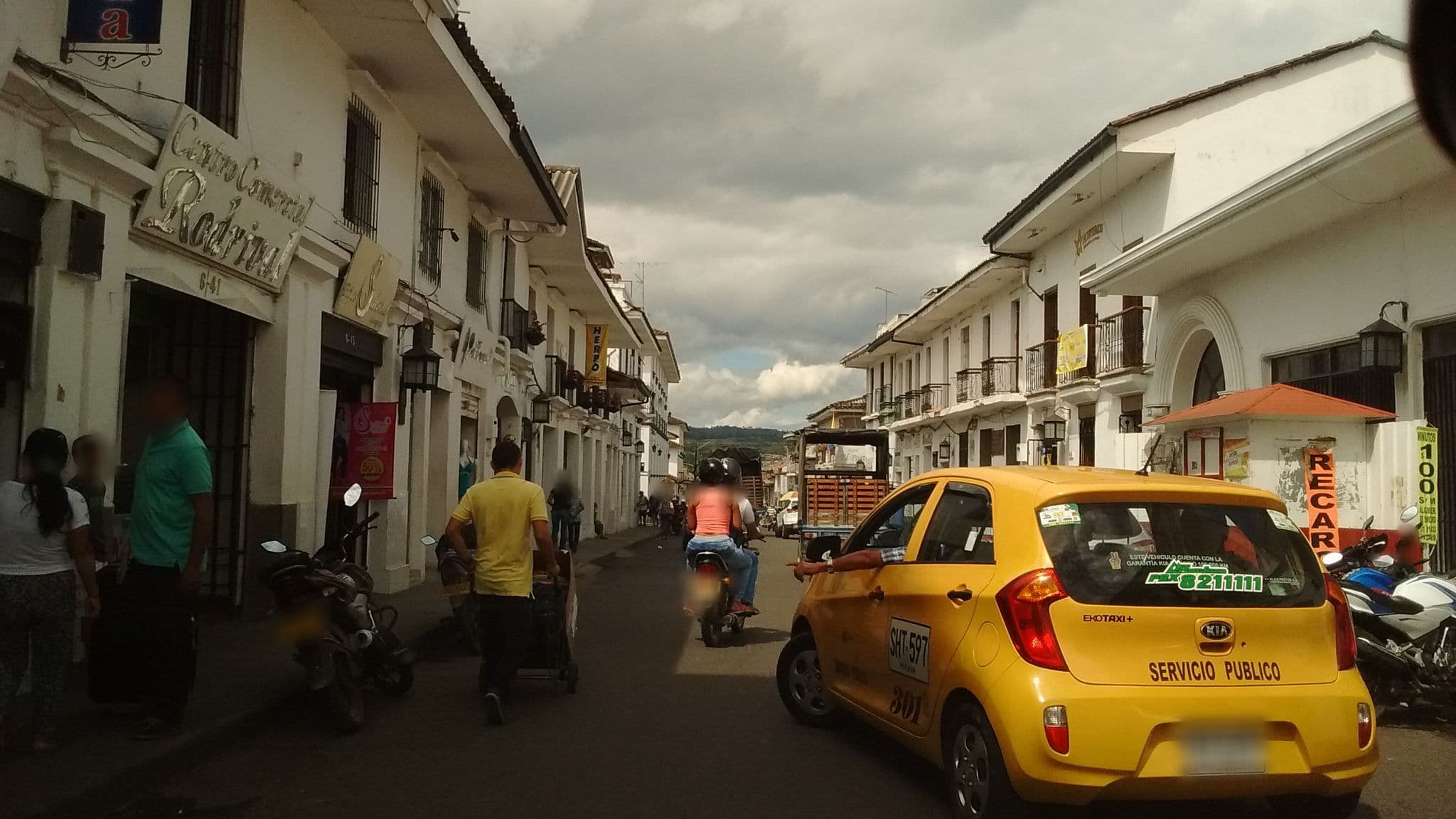 Street view near Hotel Marandú, Popayán — © kaxtillo (CC BY-SA · Mapillary)