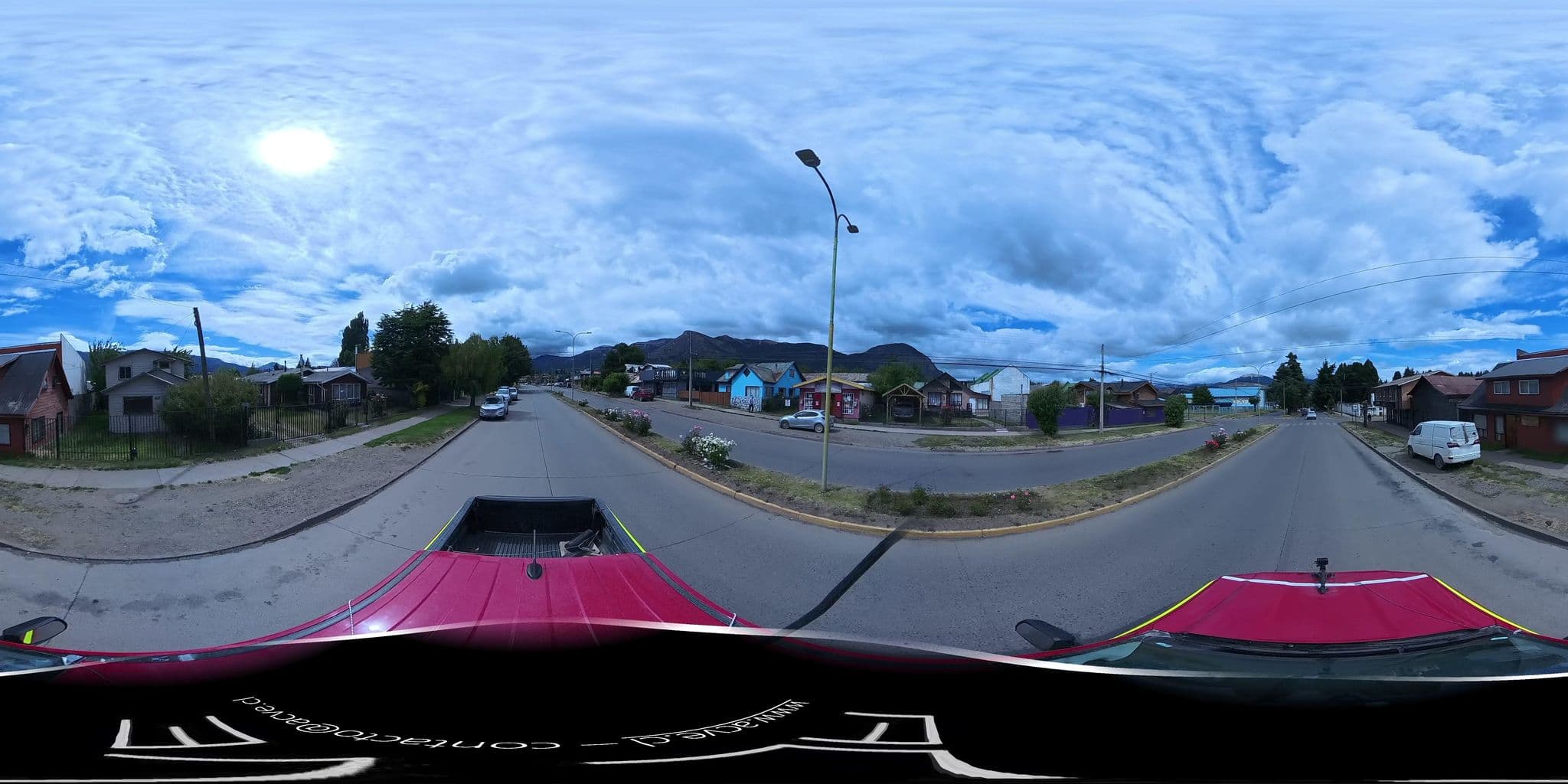Street view near Hospedaje Daniela, Coyhaique — © contactoacve (CC BY-SA · Mapillary)