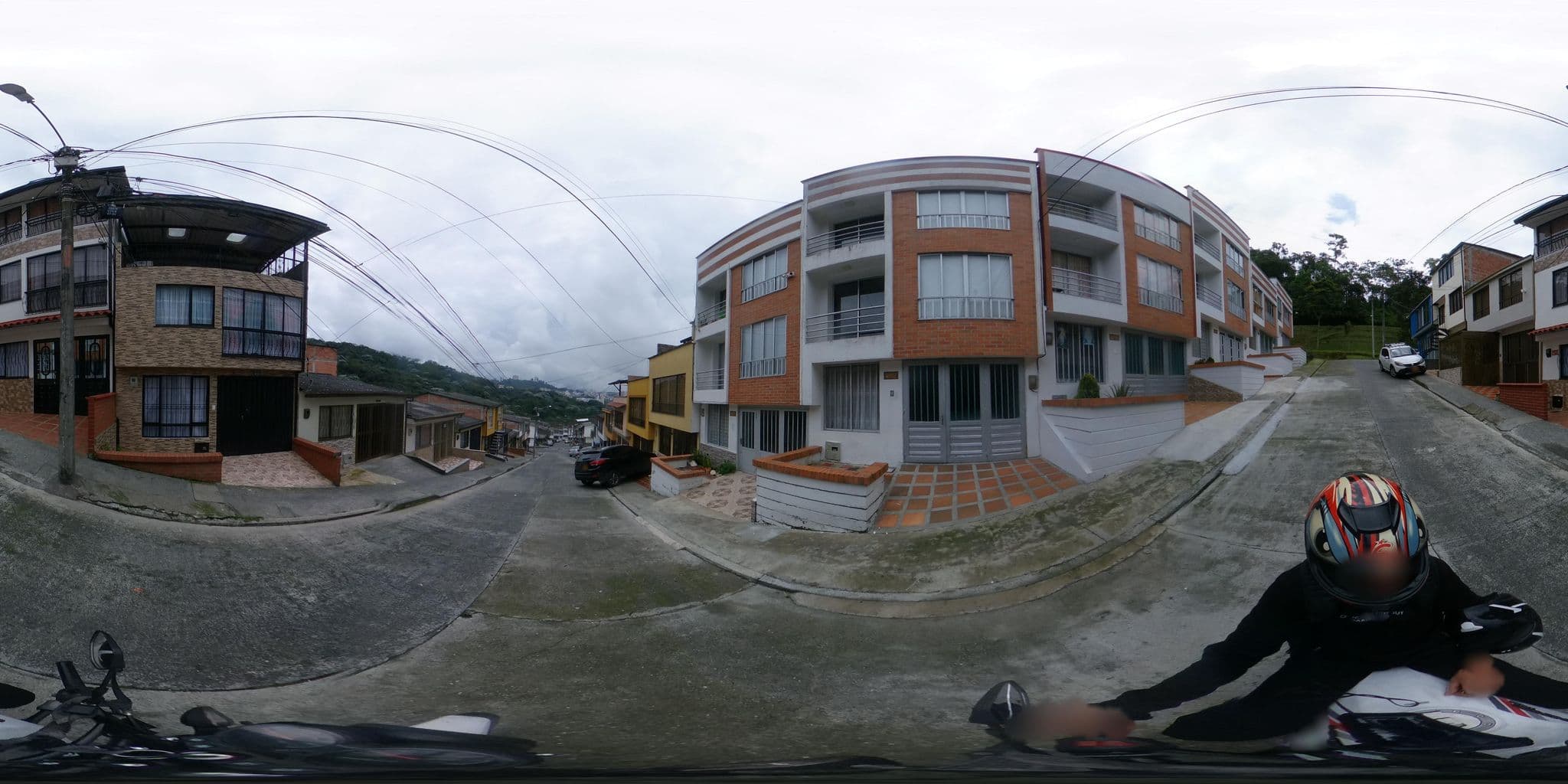 Street view near Hostal Ninfa del mar, Manizales — © masora (CC BY-SA · Mapillary)