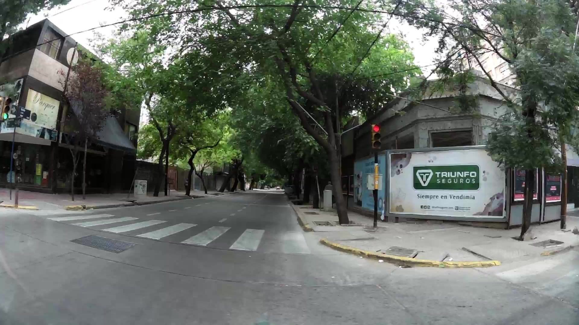 Street view near Hostel Orange, Mendoza