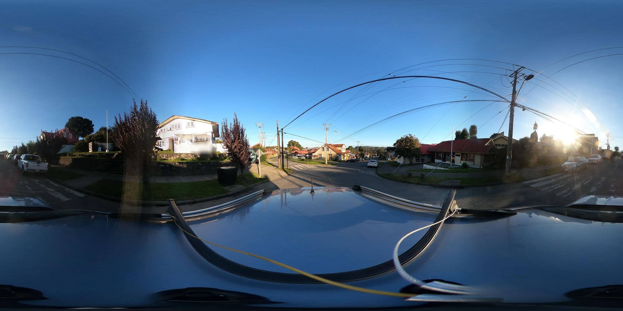 Street view near Hostal y Cafeteria Triwe, Frutillar — © felipeeugenio (CC BY-SA · Mapillary)