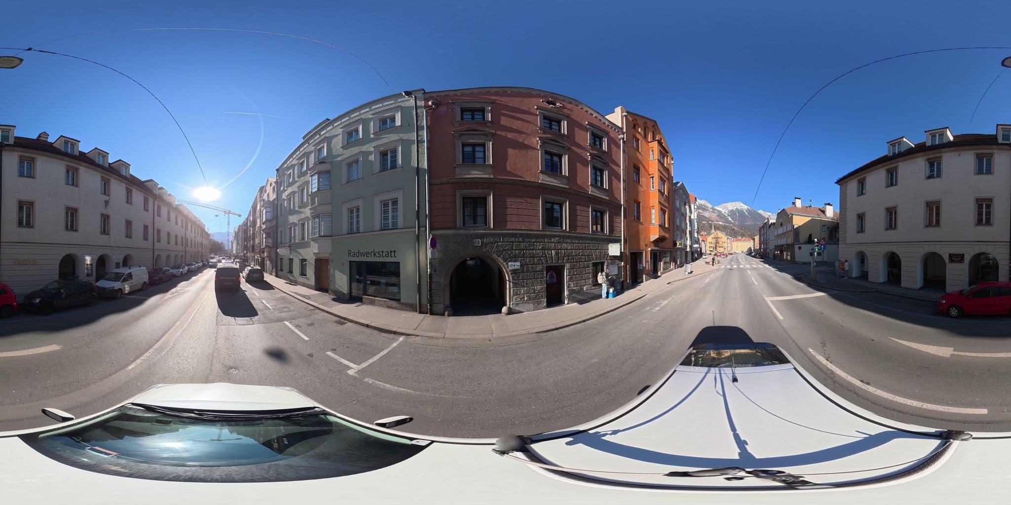 Street view near InnHeaven Apartments, Innsbruck — © osmplus_org (CC BY-SA · Mapillary)