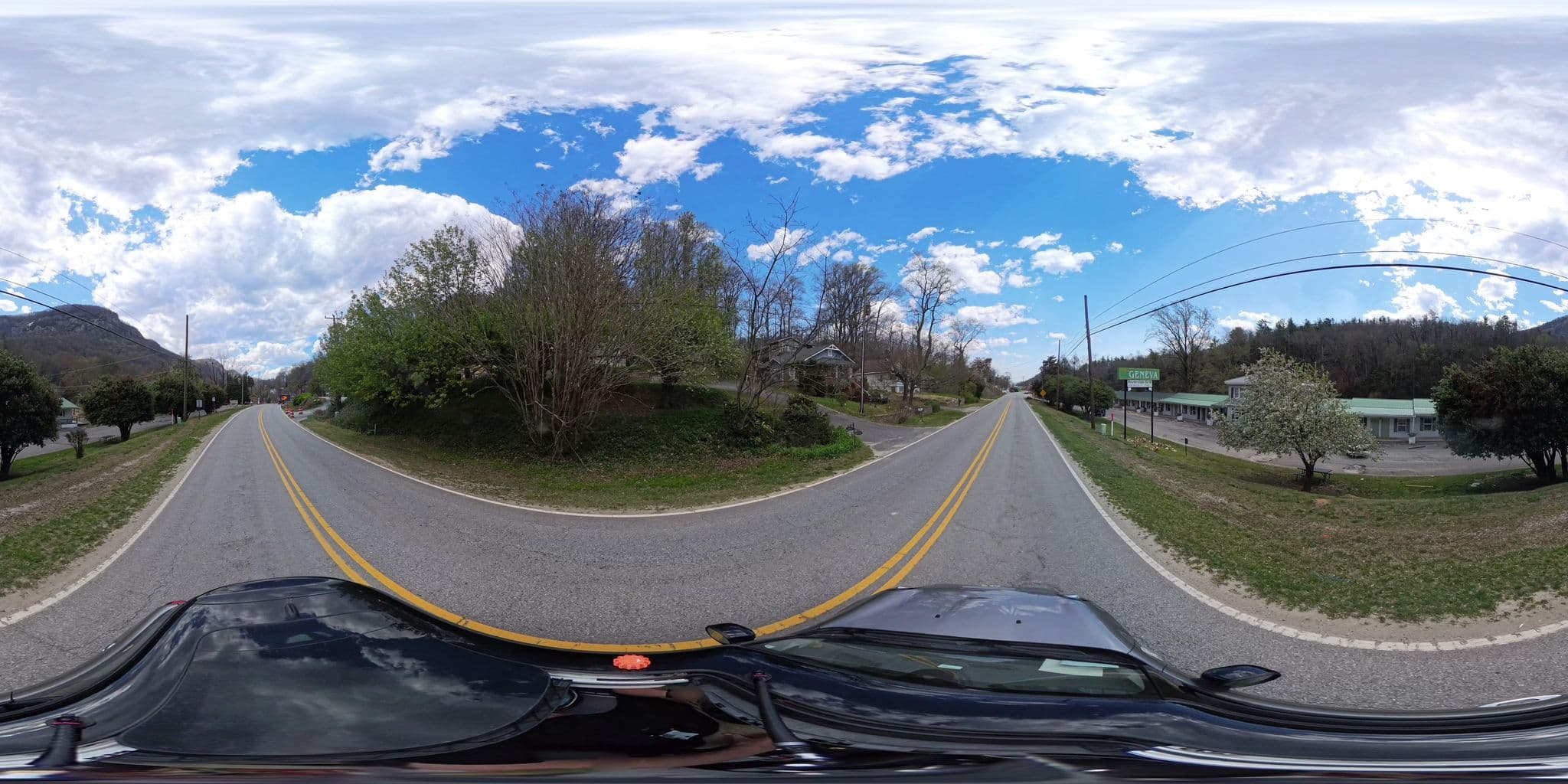 Street view near Geneva Riverside Lodging and Tiki Bar & Grill, Lake Lure — © SugarFreePro (CC BY-SA · Mapillary)