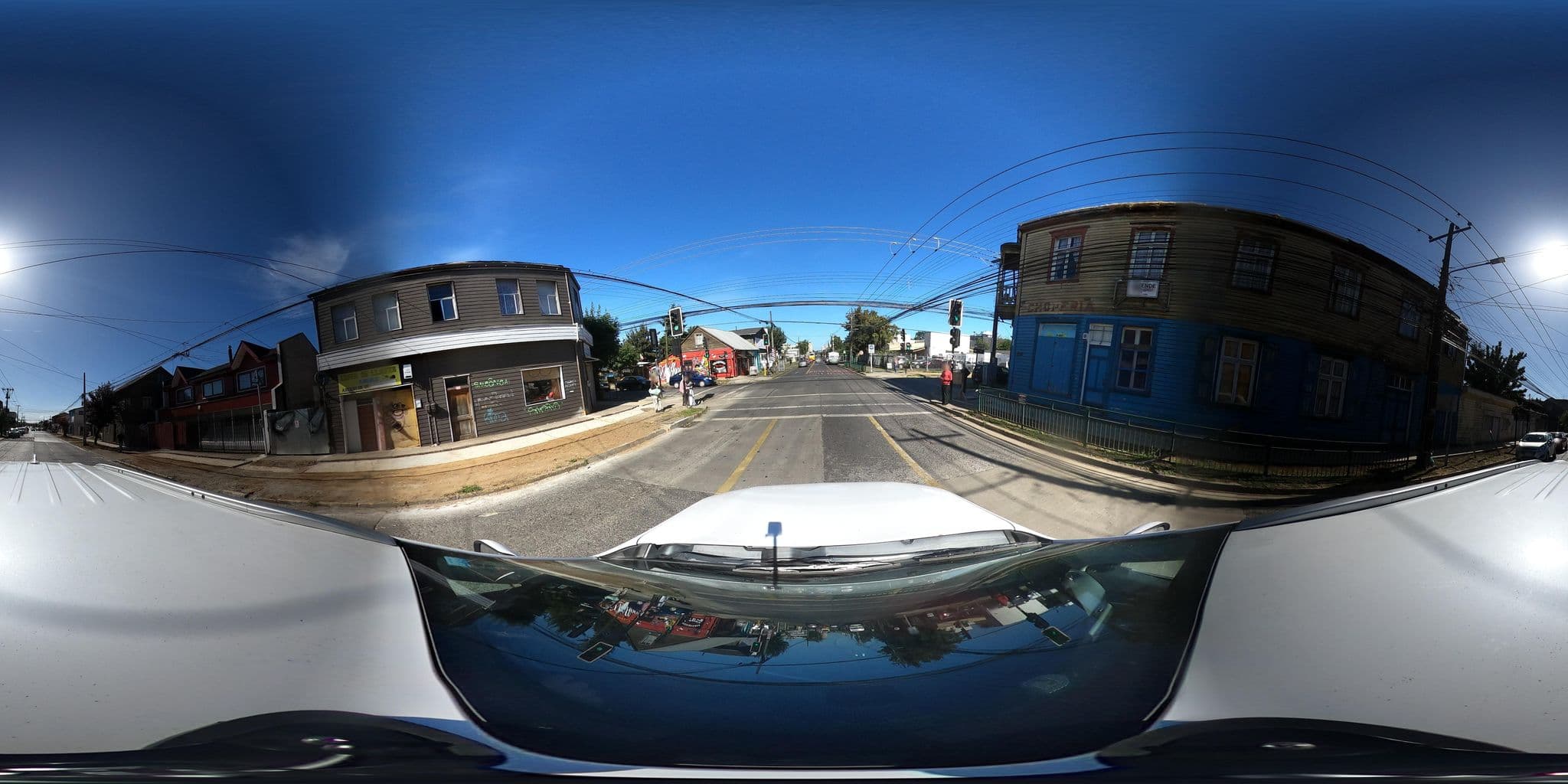 Street view near Hostal Kayser, Osorno — © Kaart_Local (CC BY-SA · Mapillary)