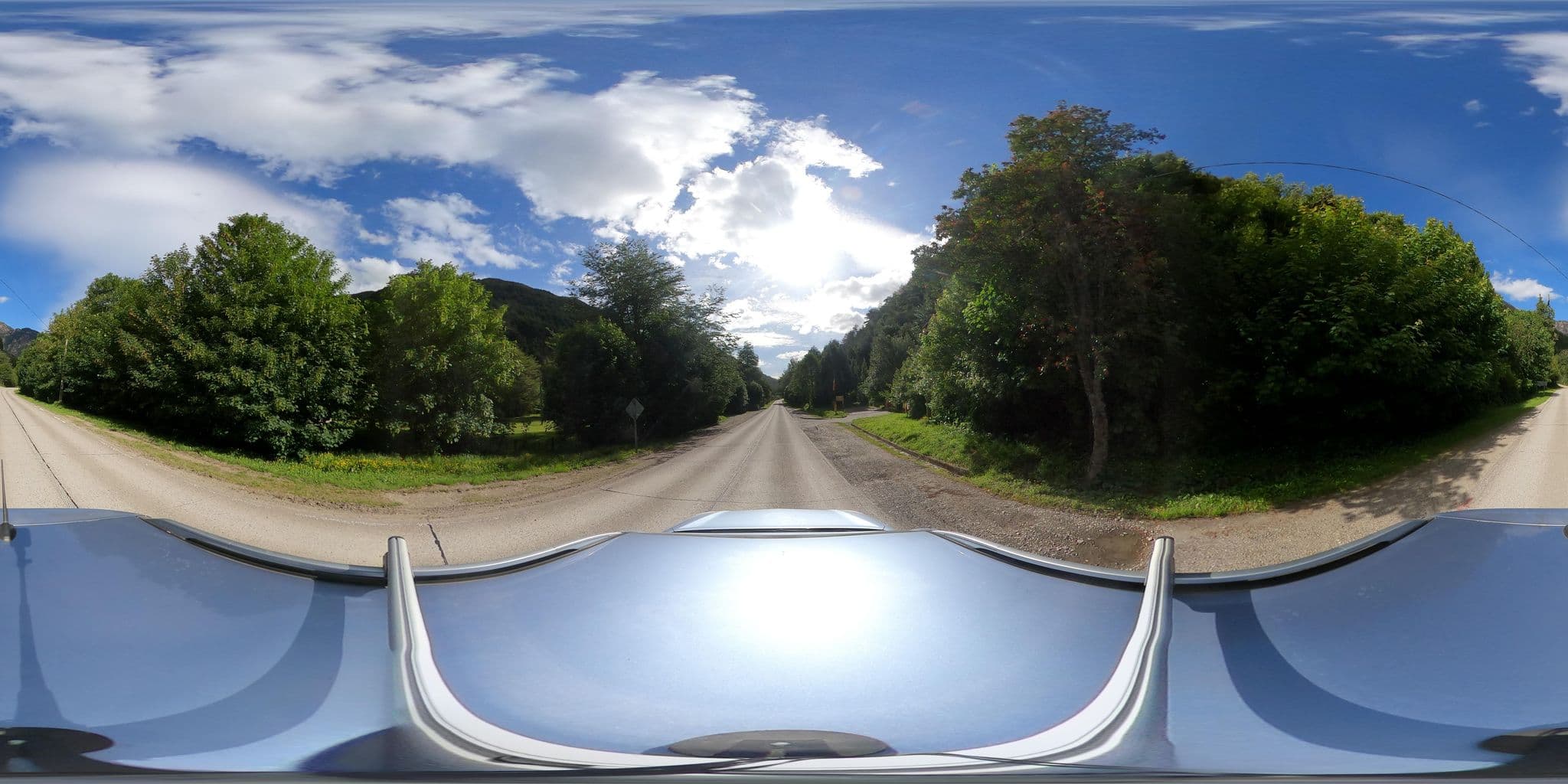 Street view near San Sebastian, Coyhaique