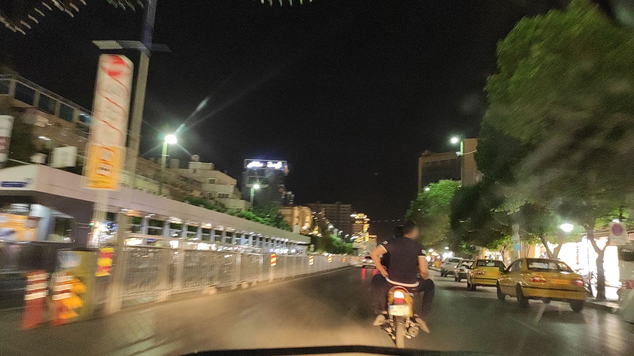 Street view near Rose Darvishi's Restaurant, Mashhad — © hota (CC BY-SA · Mapillary)