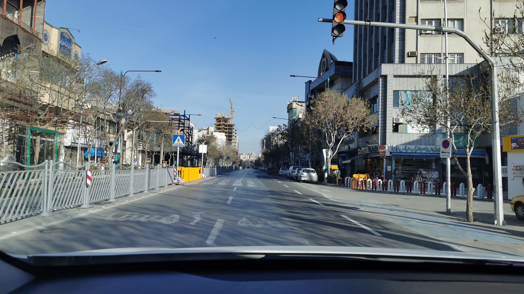 Street view near هتل حاترا|Hatra Hotel, Mashhad — © kesler (CC BY-SA · Mapillary)