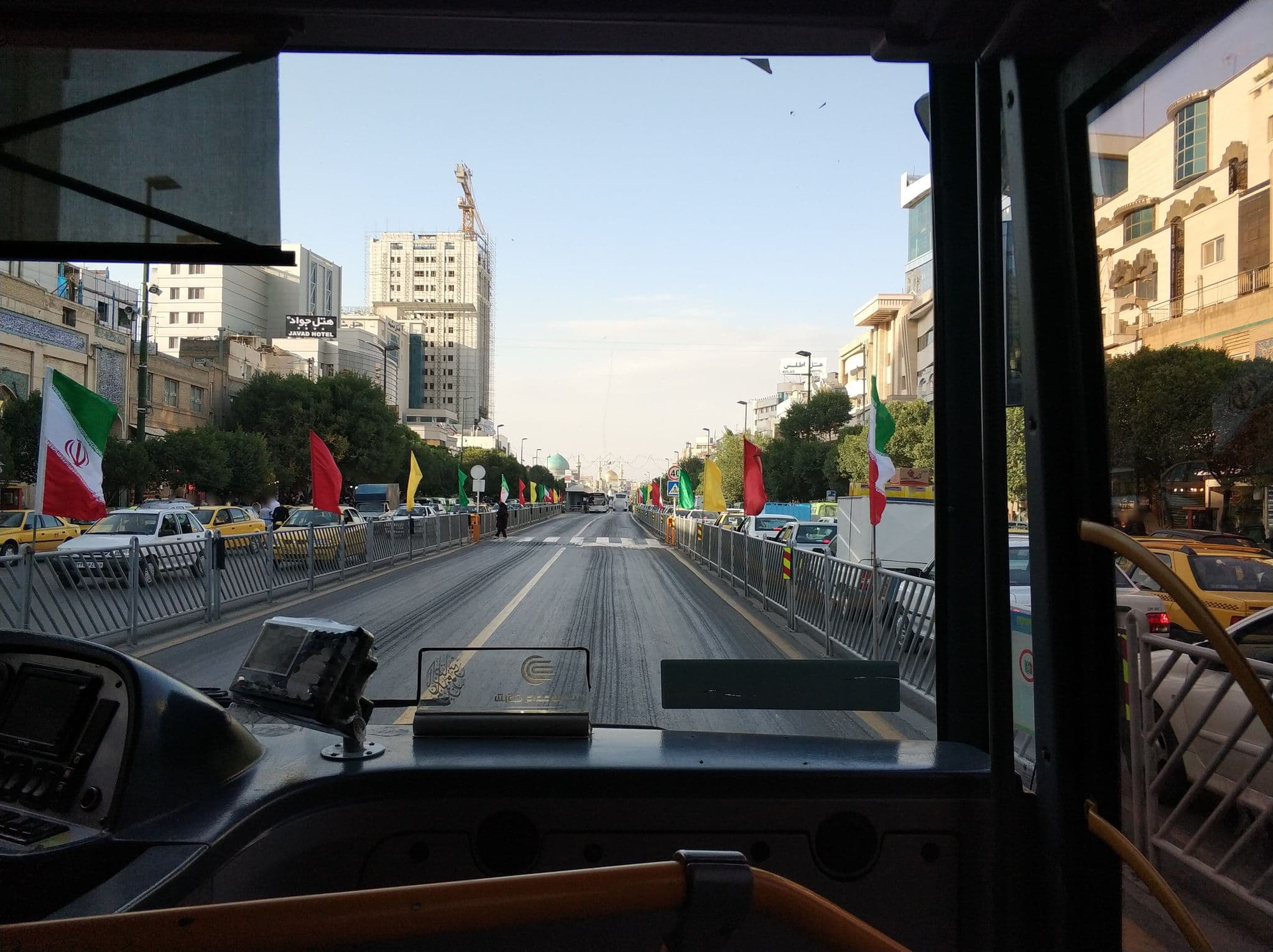 Street view near Javaheri Hotel | هتل جواهری, Mashhad — © hota (CC BY-SA · Mapillary)