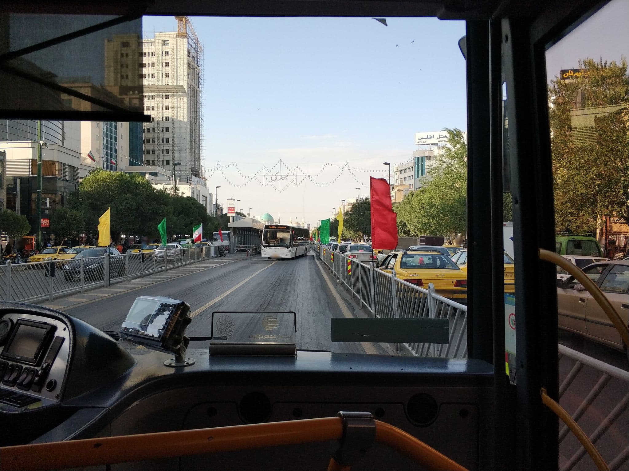 Street view near Shaad Hotel | هتل شاد توس, Mashhad — © hota (CC BY-SA · Mapillary)