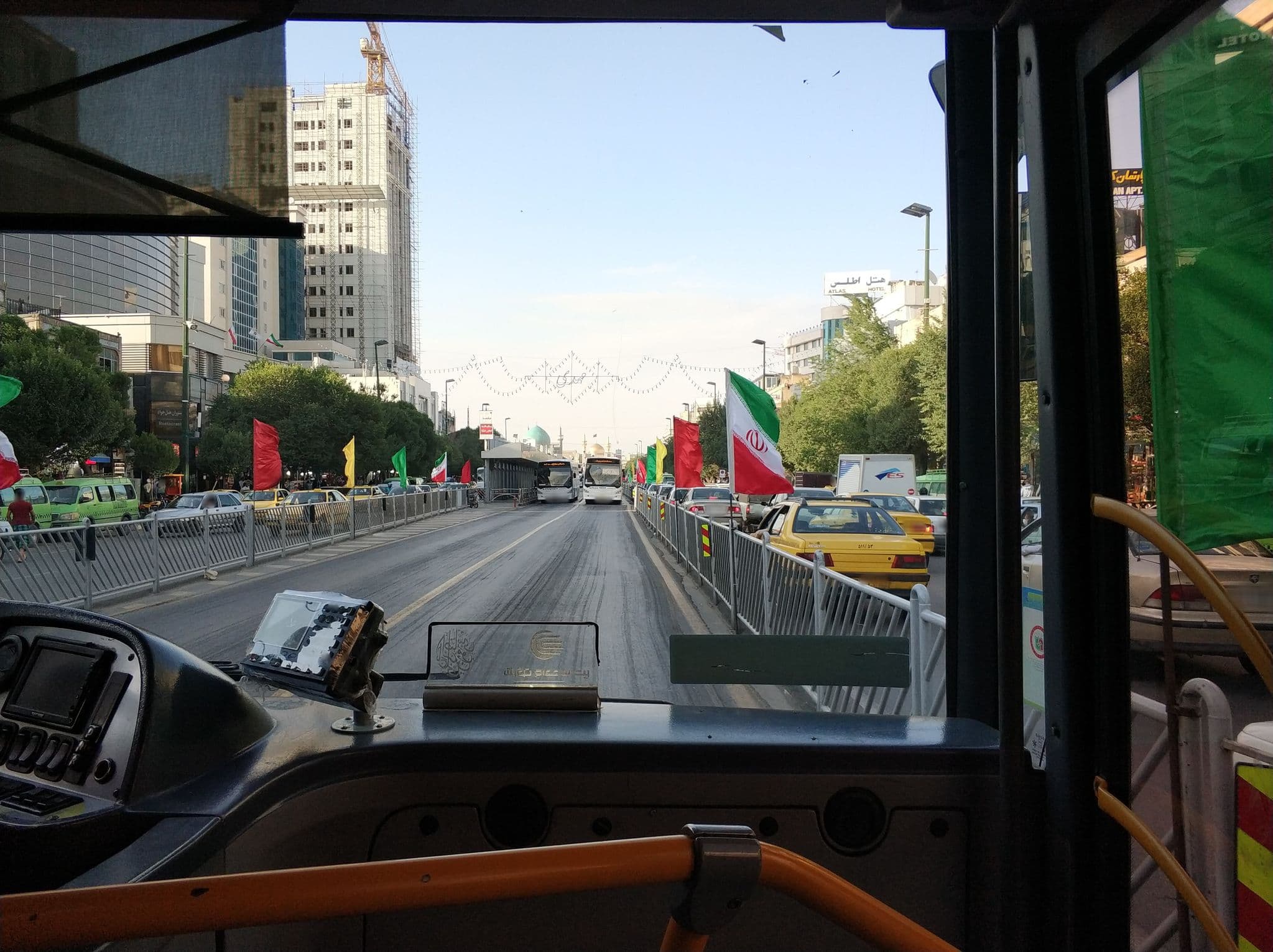 Street view near Almas Hotel | هتل الماس, Mashhad — © hota (CC BY-SA · Mapillary)