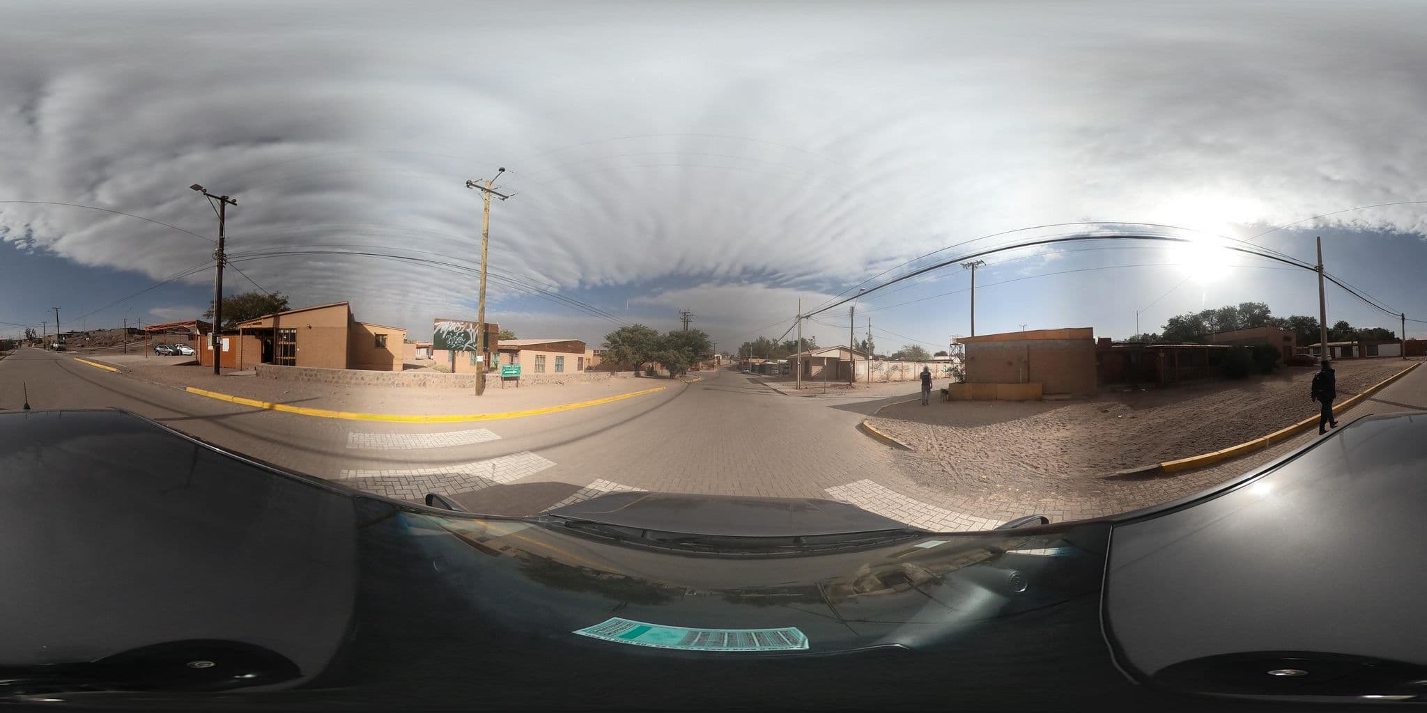 Street view near Hostal Casa Greda, San Pedro de Atacama