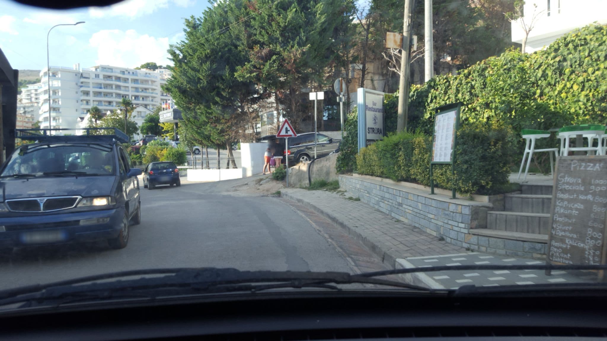 Street view near Strora Hotel, Sarandë — © denisju_osm (CC BY-SA · Mapillary)