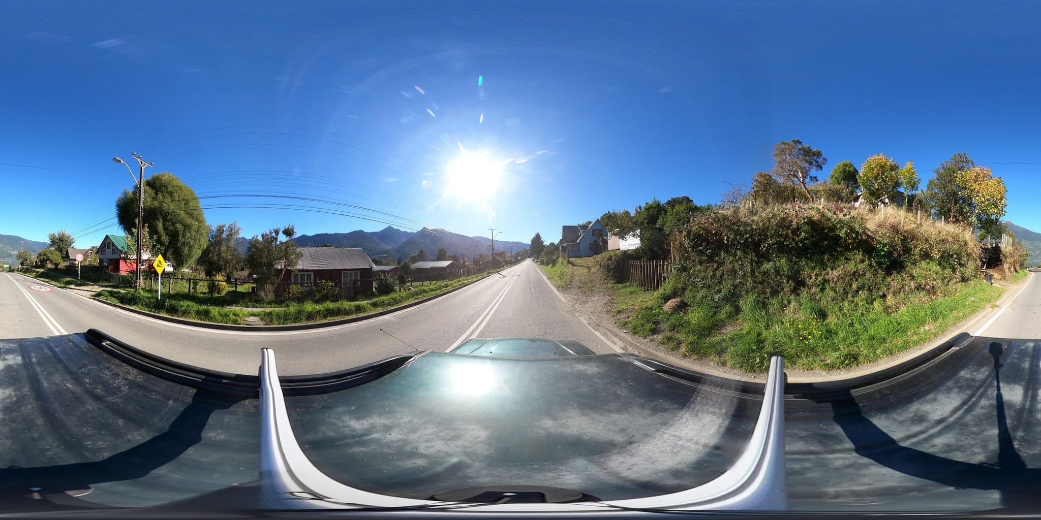 Street view near Hostal Iscal, Cochamó — © Kaart_Local (CC BY-SA · Mapillary)