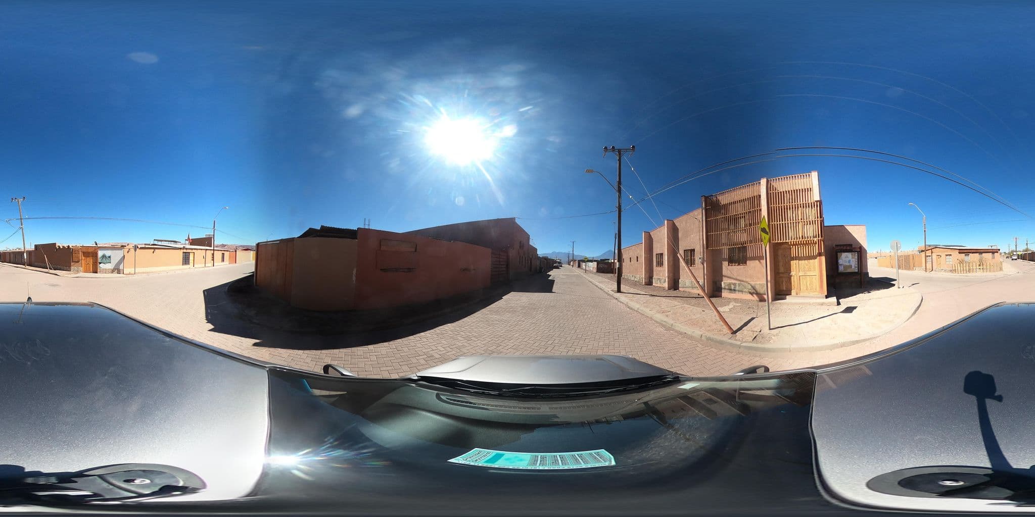 Street view near Hotel Casa Algarrobo, San Pedro de Atacama