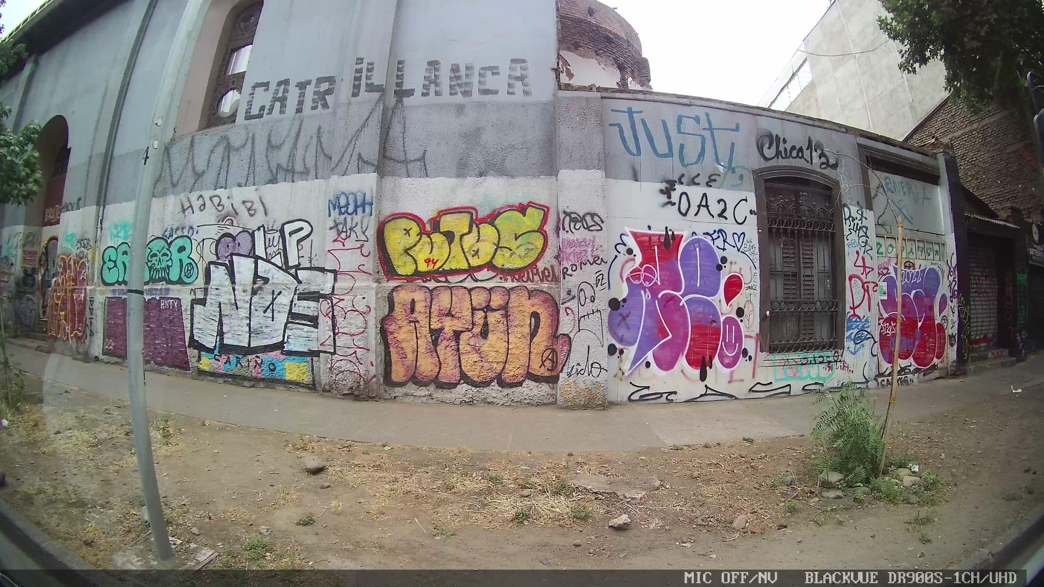 Street view near Hotel Nippon, Santiago