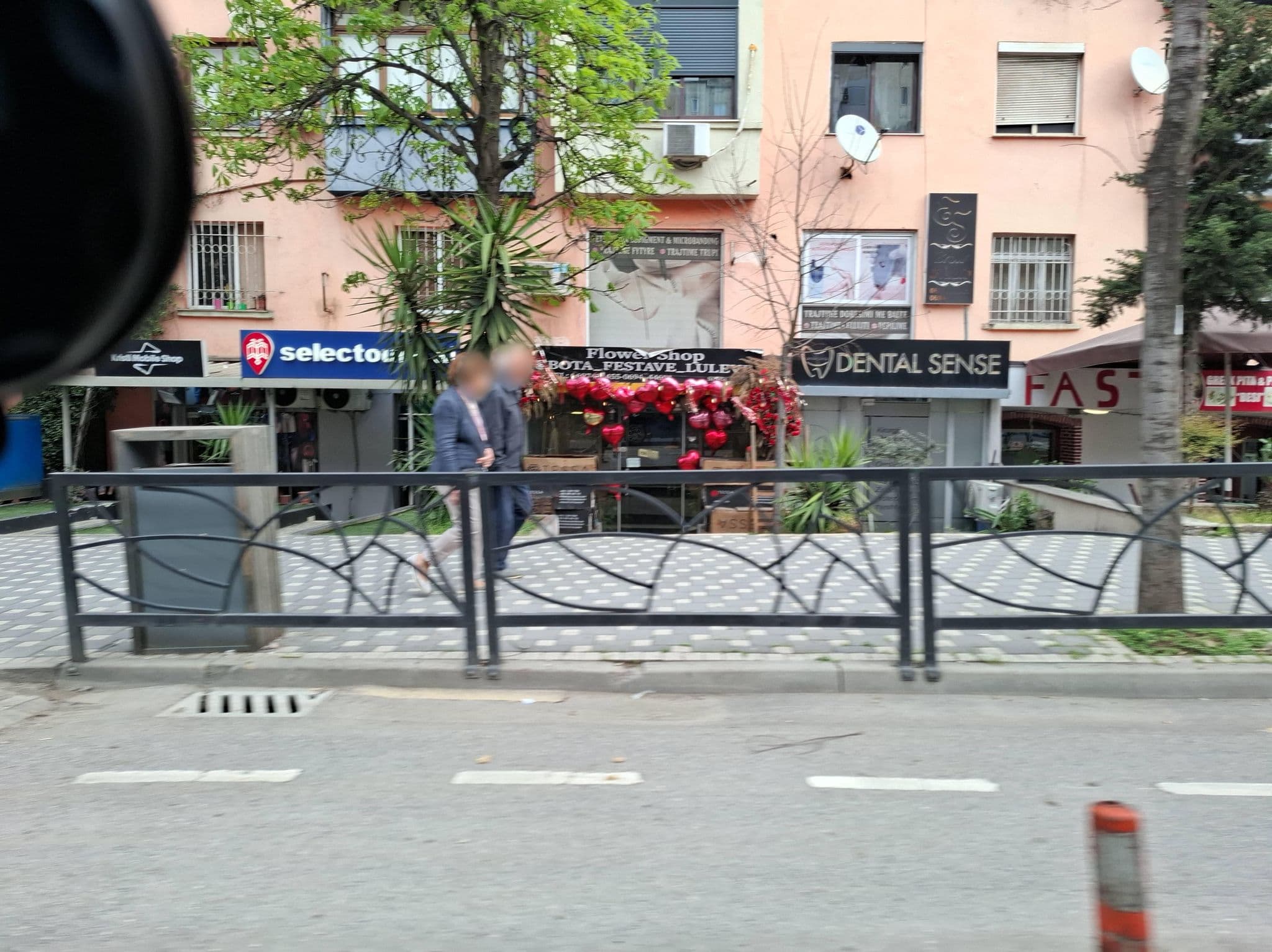 Street view near Ebel Boutique Hotel, Tirana