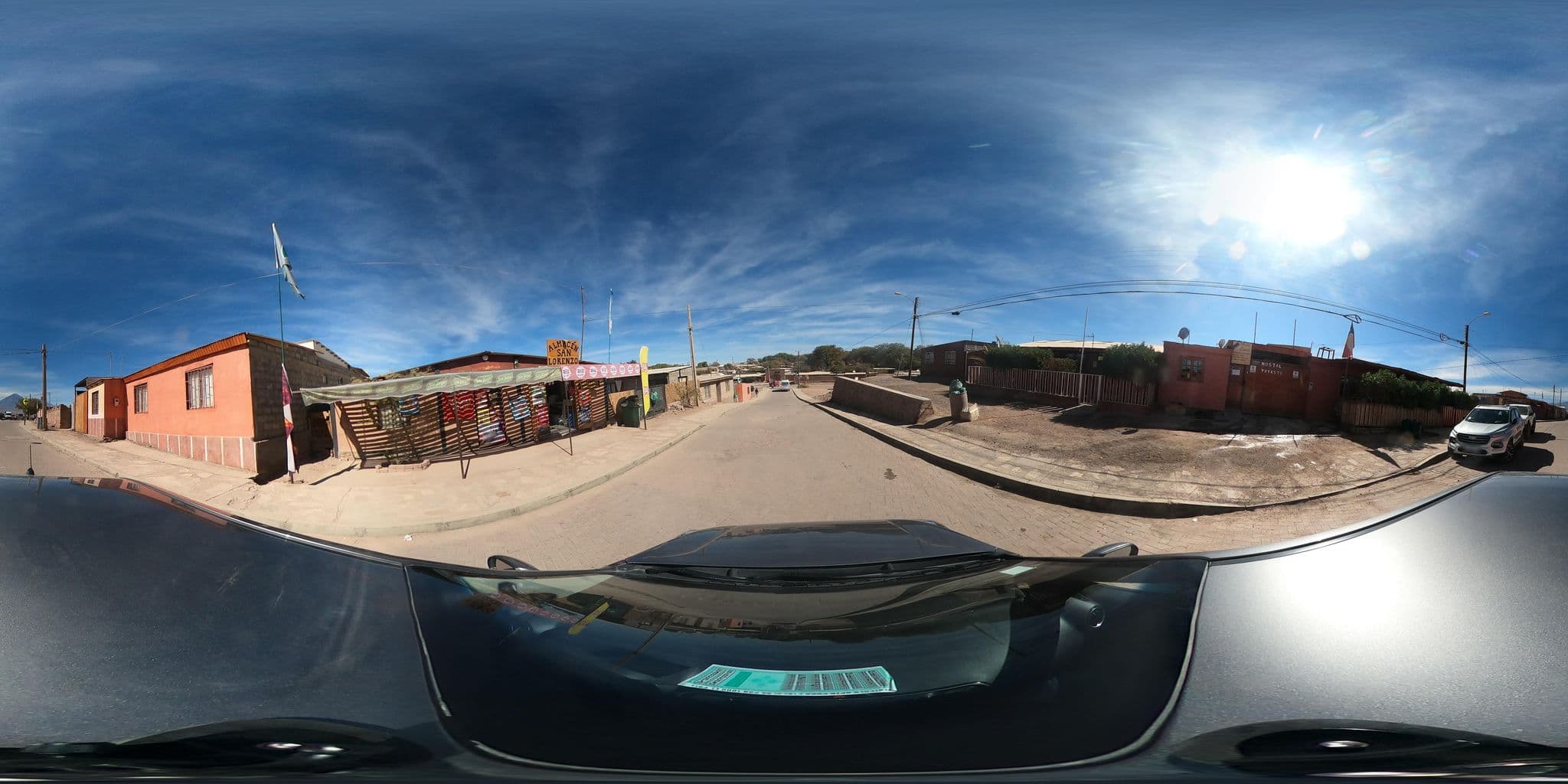 Street view near Hostal Tuyasto, San Pedro de Atacama — © Kaart_Local (CC BY-SA · Mapillary)