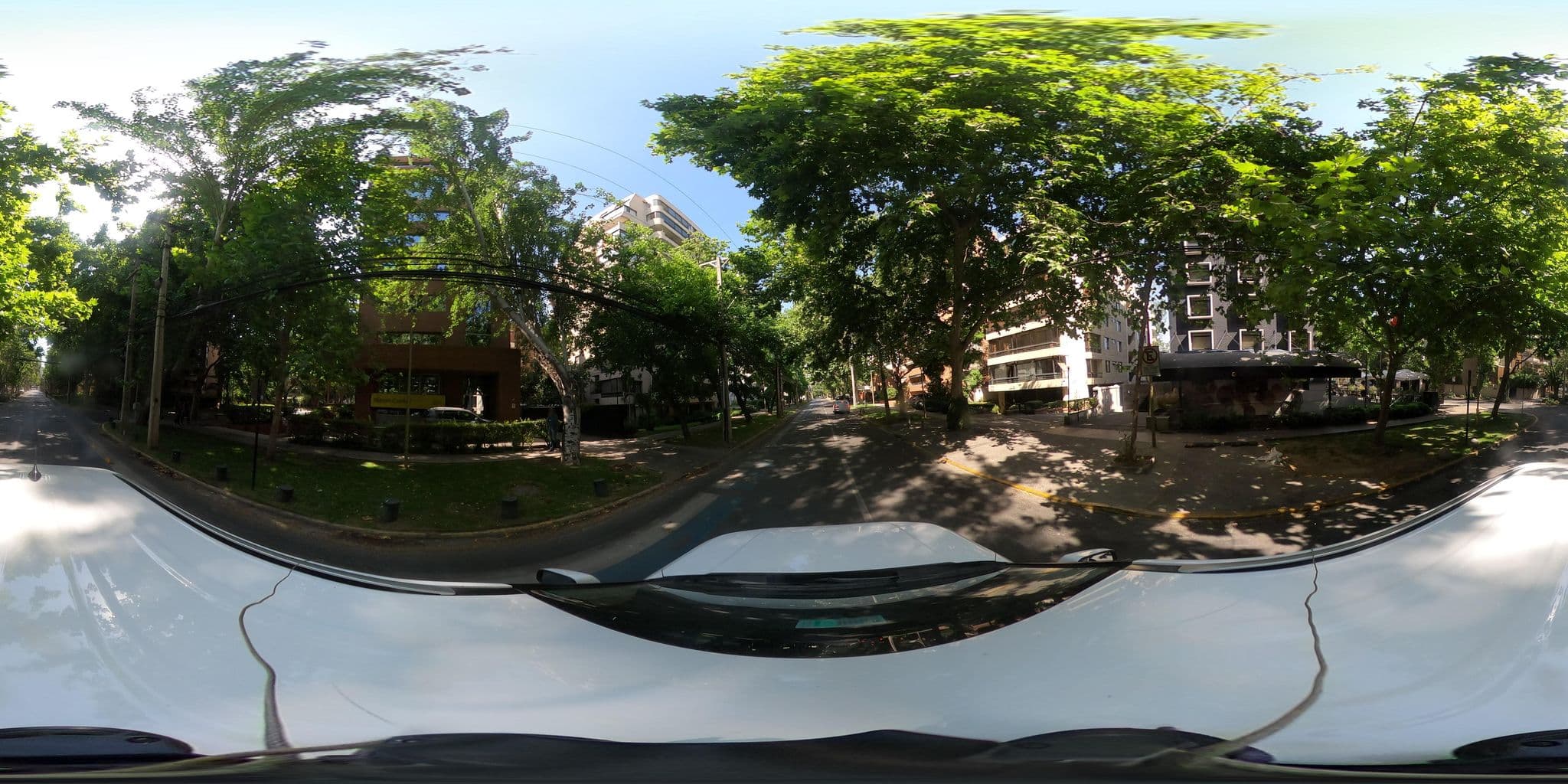 Street view near Hotel Rugendas, Ñuñoa — © kaart_360 (CC BY-SA · Mapillary)