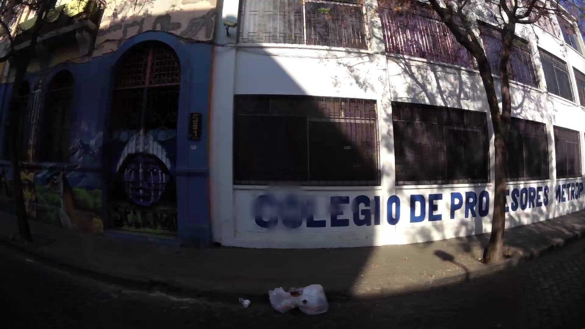 Street view near Casa del Maestro, Santiago